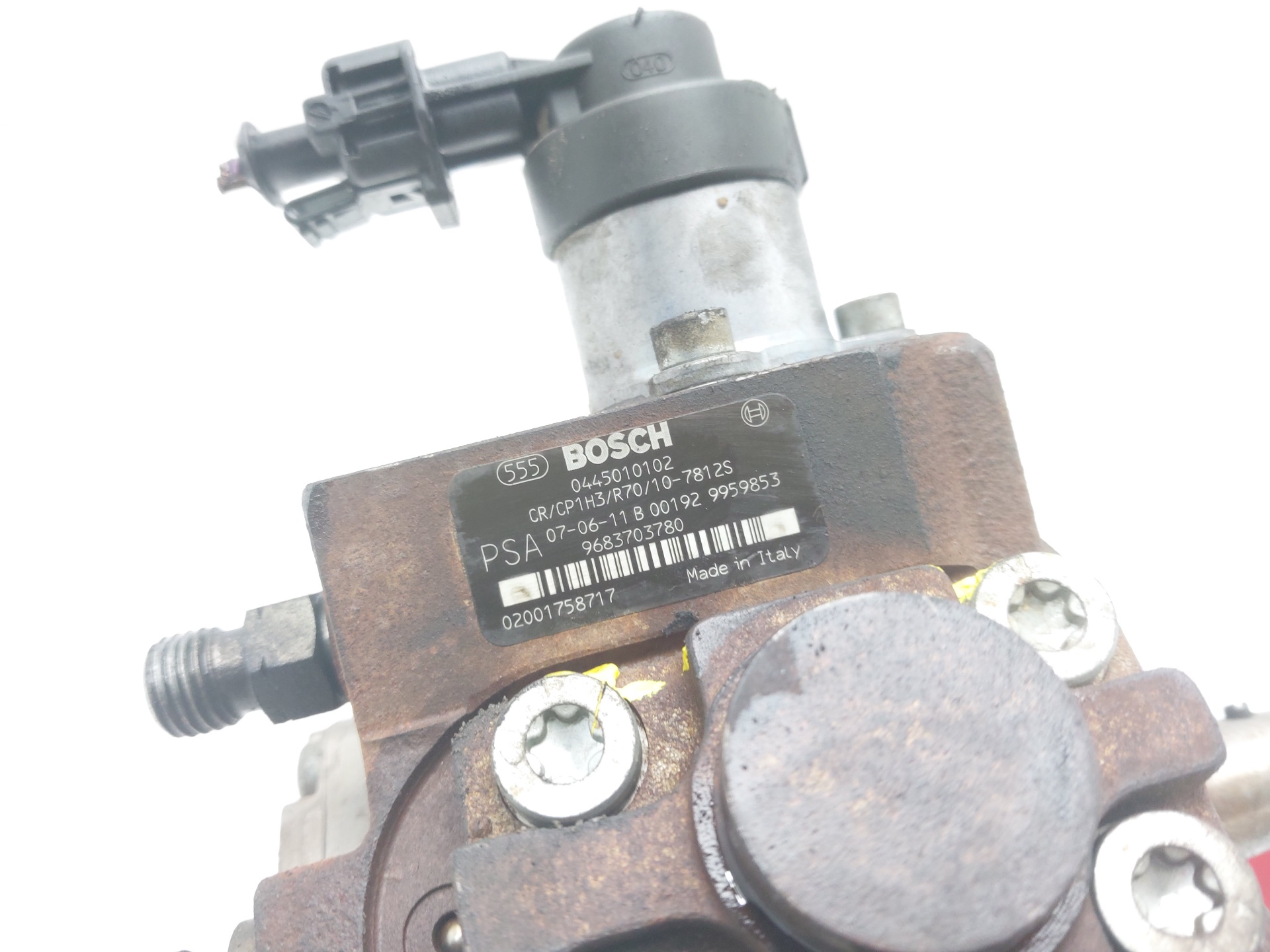 CITROËN Xsara Picasso 1 generation (1999-2010) High Pressure Fuel Pump 9683703780 24154498