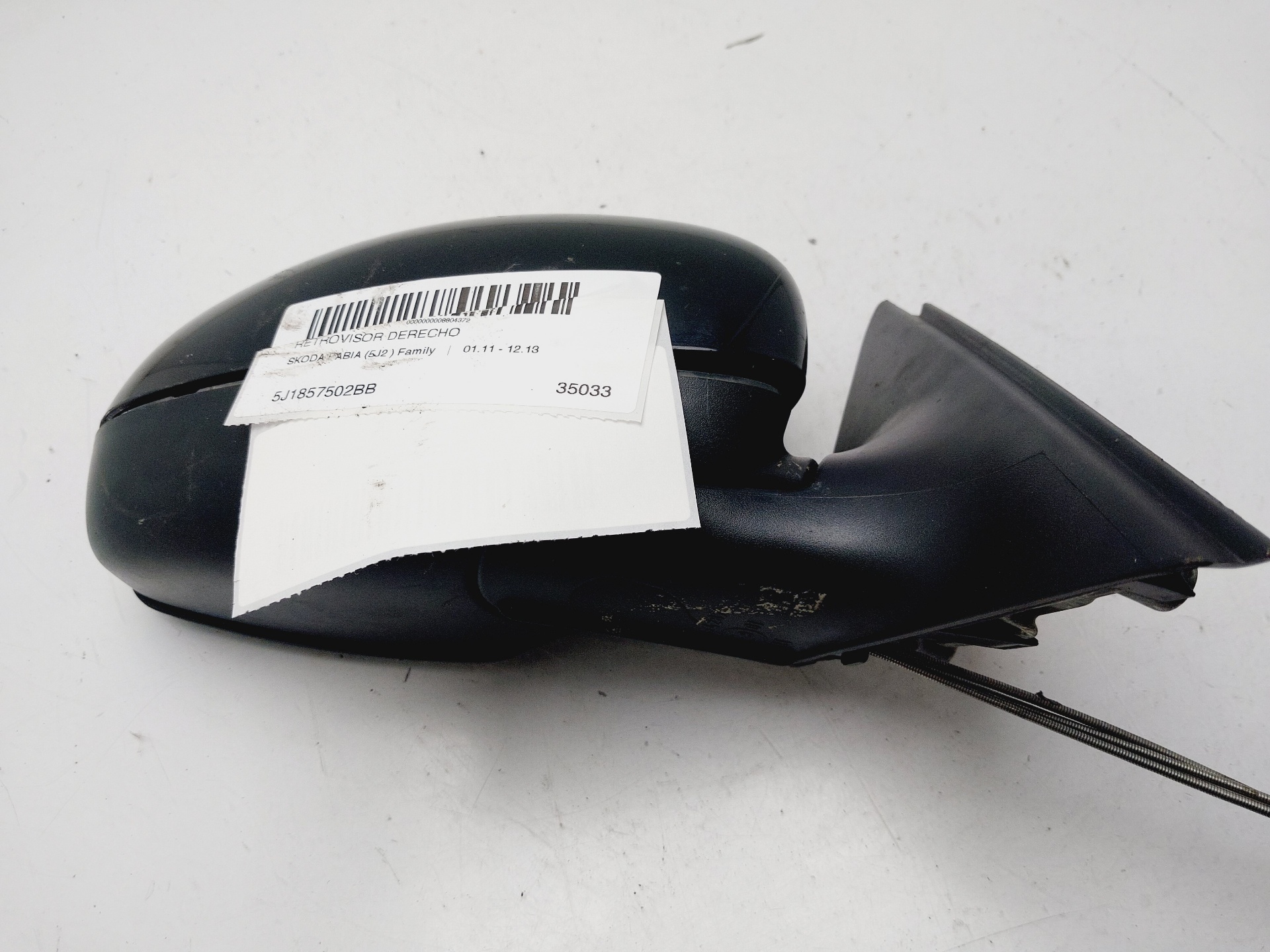 SKODA Fabia 2 generation  (2010-2014) Right Side Wing Mirror 5J1857502BB 26587867