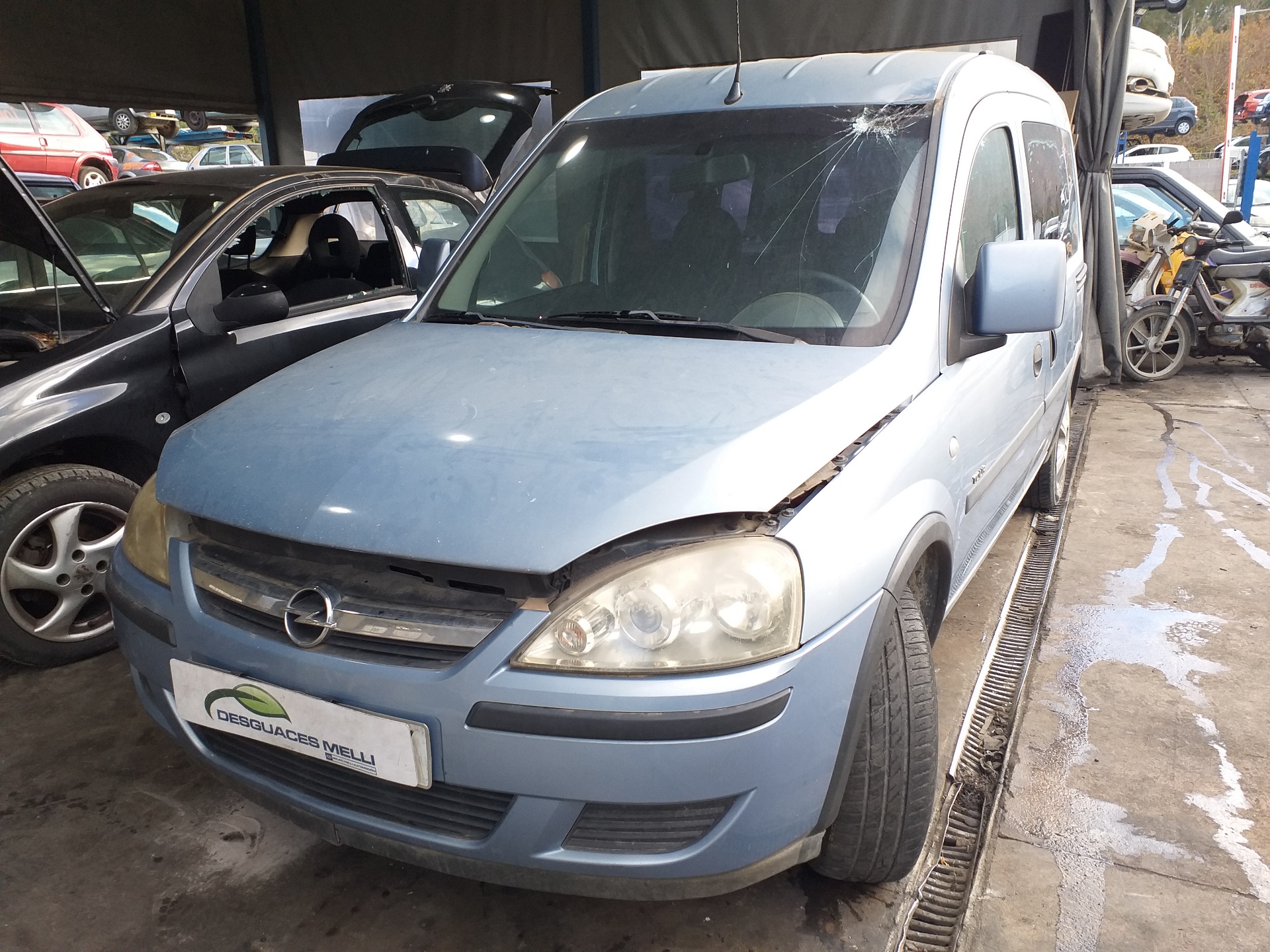 OPEL Combo C (2001-2011) Наружная ручка задней левой двери 1316650 18763895