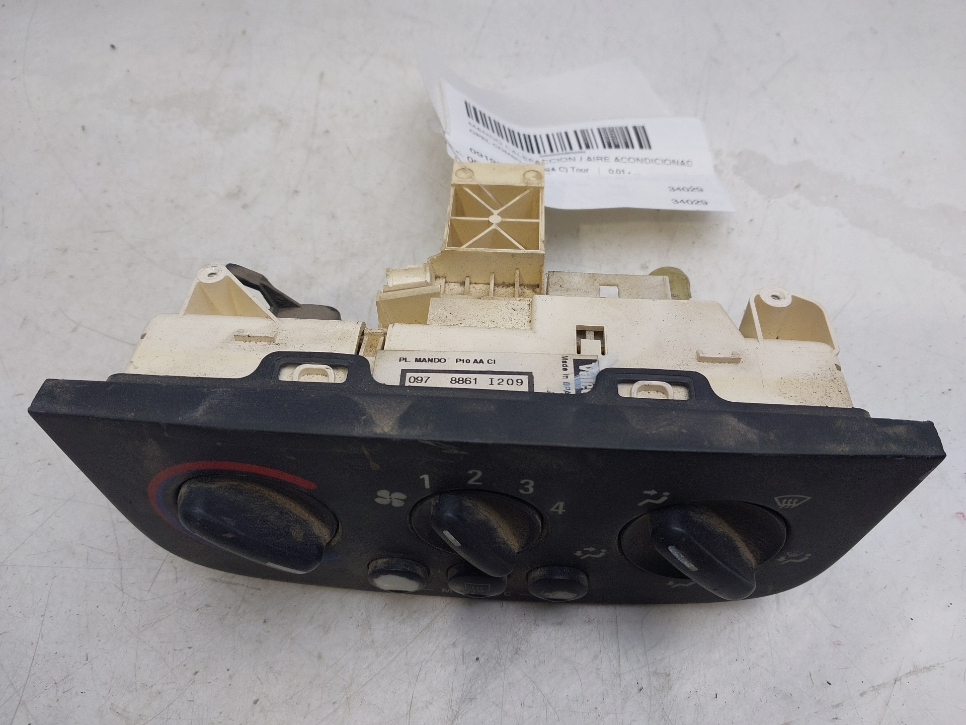 OPEL Combo C (2001-2011) Climate  Control Unit 09196202 24462332