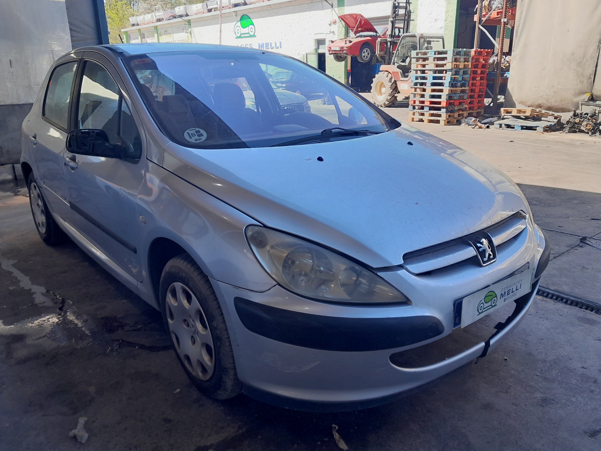 PEUGEOT 307 1 generation (2001-2008) Маторчик стеклоподъемника передней левой двери 9634457580 24386284