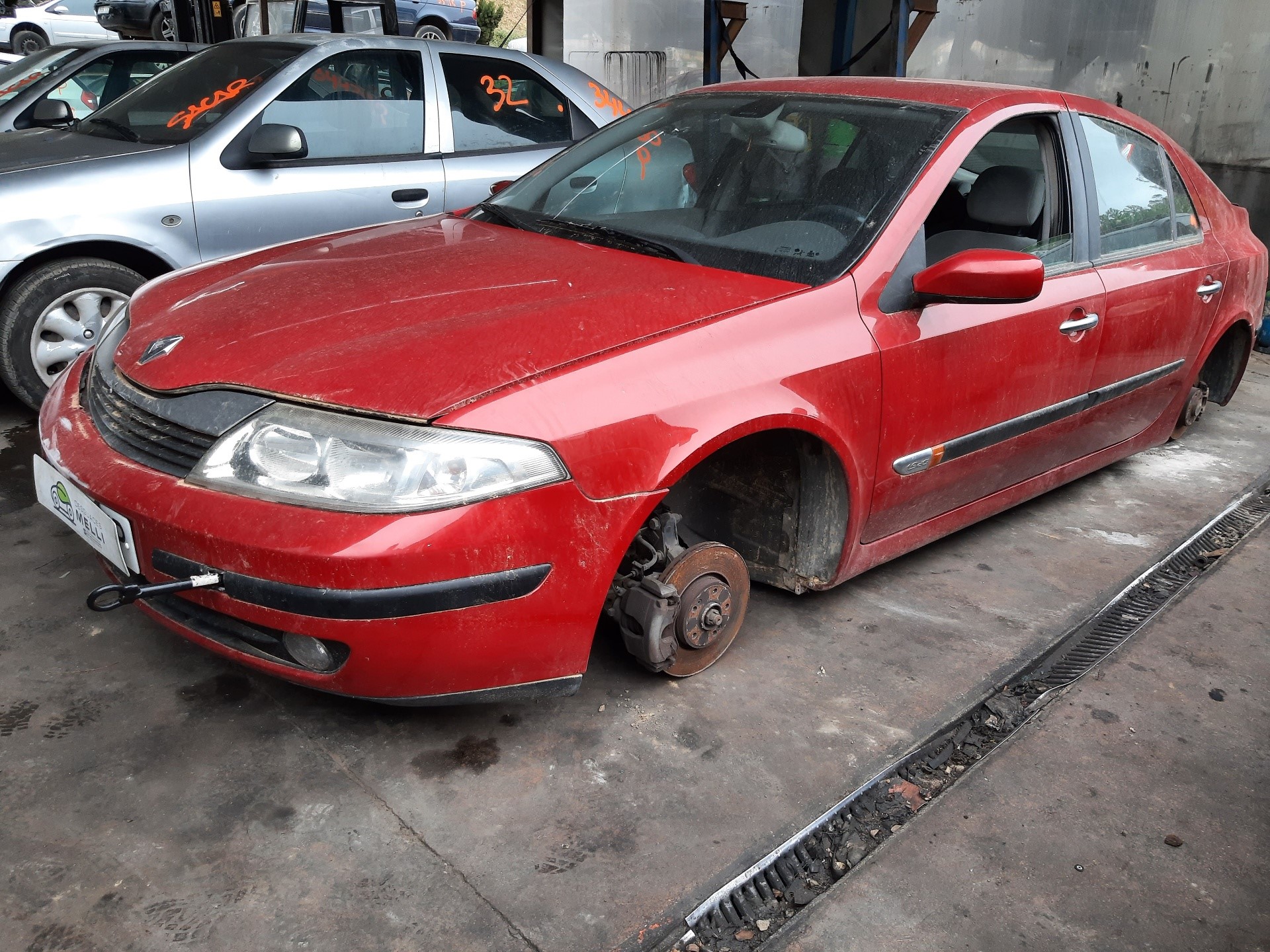 RENAULT Laguna 2 generation (2001-2007) Galinė kairė vidinė atidarymo rankelėlė 8200000723 24759364