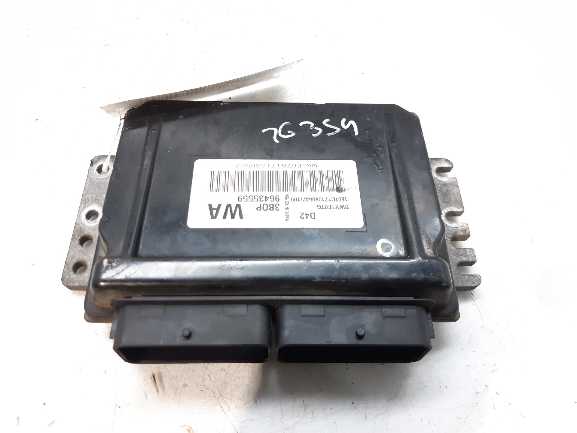 DAEWOO Kalos 1 generation (2002-2020) Motorstyrenhet ECU 96435559 22759878