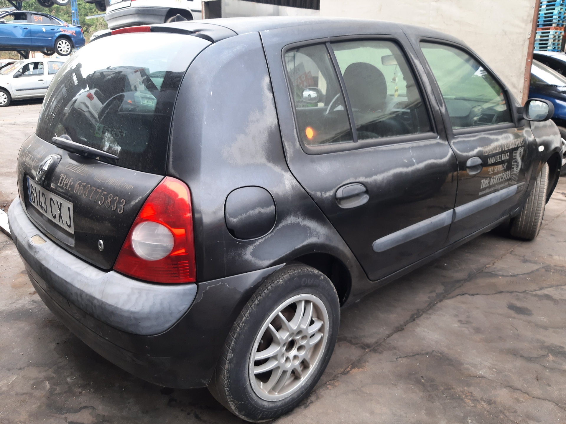 RENAULT Clio 2 generation (1998-2013) Galinis dešinys žibintas 8200071414 20583806