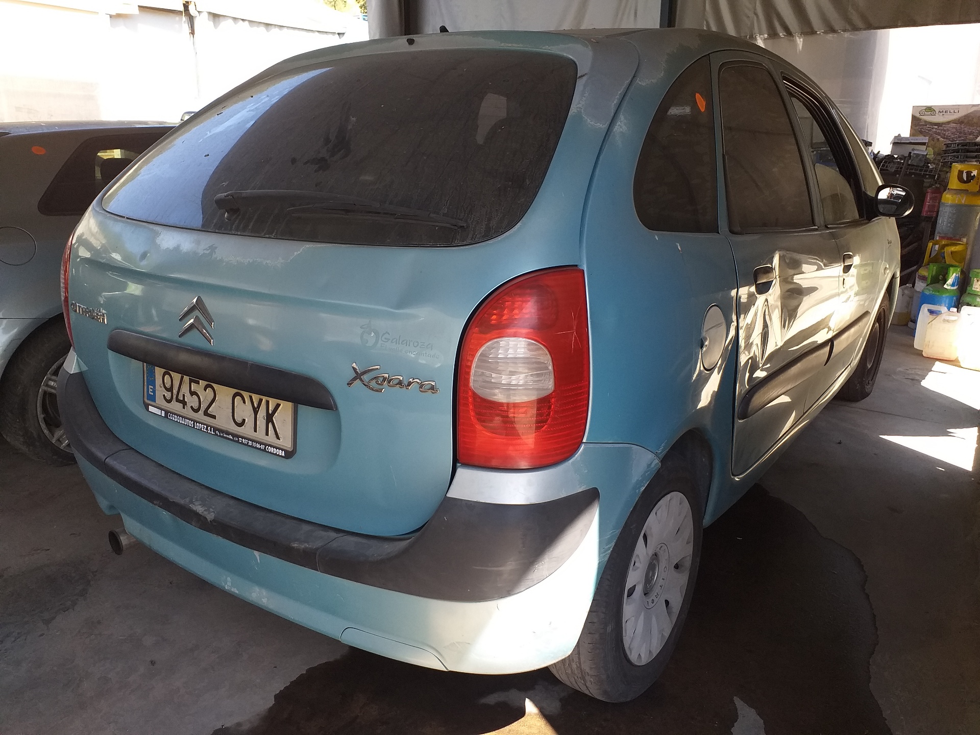 CITROËN Xsara Picasso 1 generation (1999-2010) Poignée d'ouverture interne arrière droite 9631487677 24130419