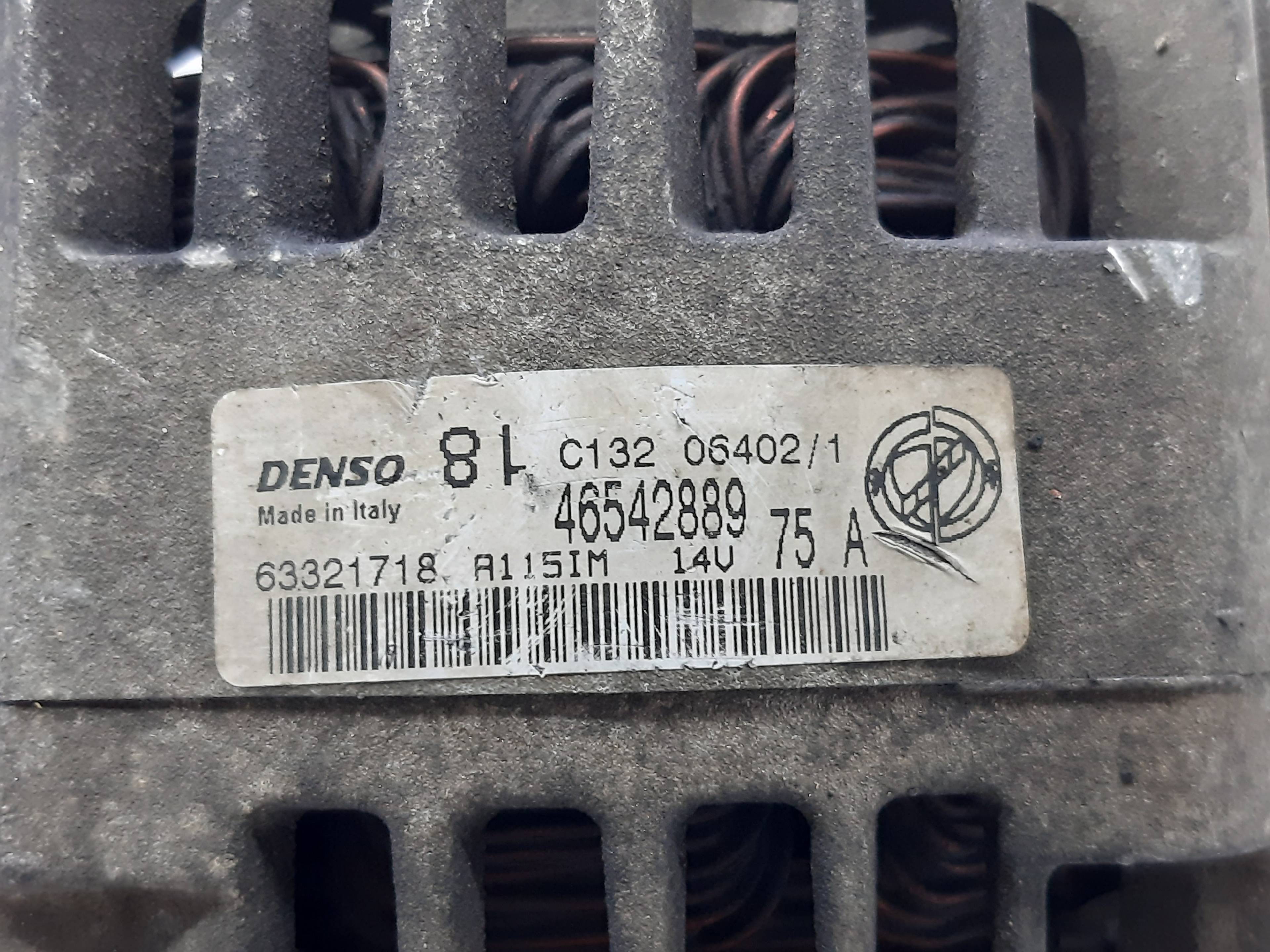 FIAT Punto 3 generation (2005-2020) Ģenerators 46542889 21094692