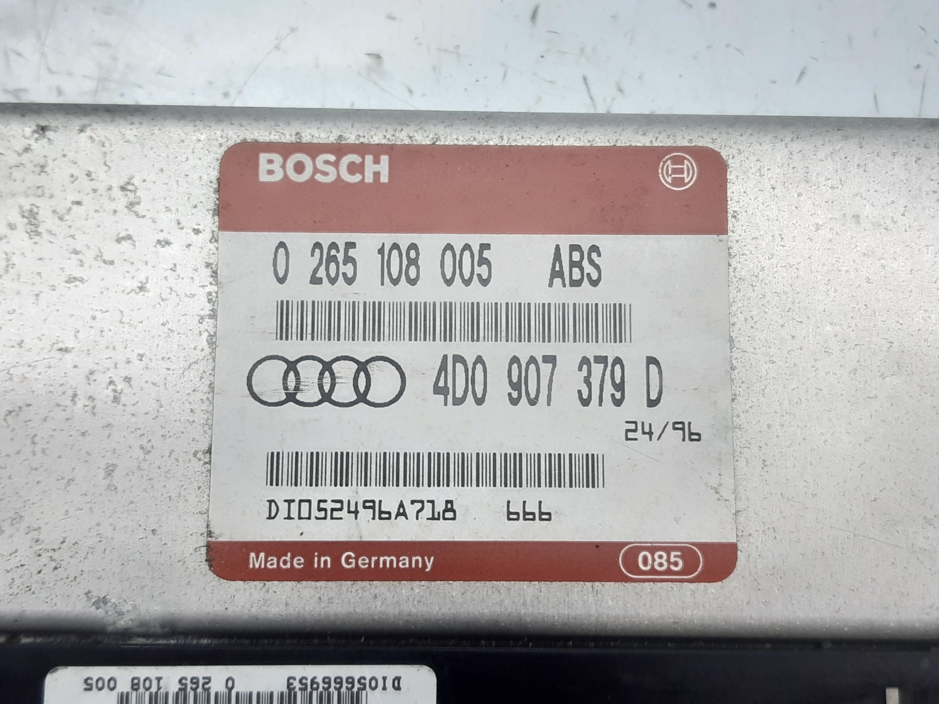 AUDI A4 B5/8D (1994-2001) Блок управления двигателем 4D0907379D 22305117