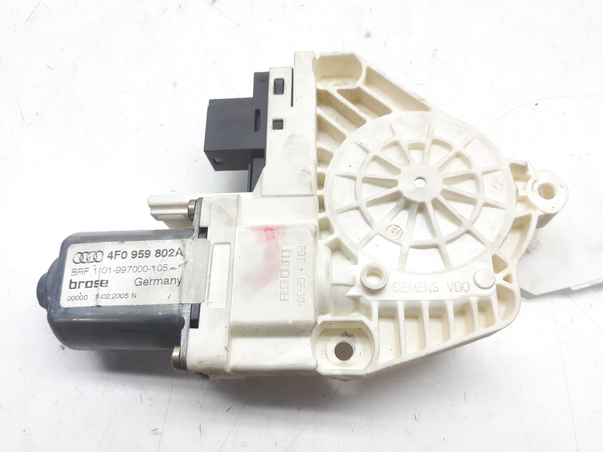 TOYOTA A6 C6/4F (2004-2011) Rear Right Door Window Control Motor 4F0959802A 18569170