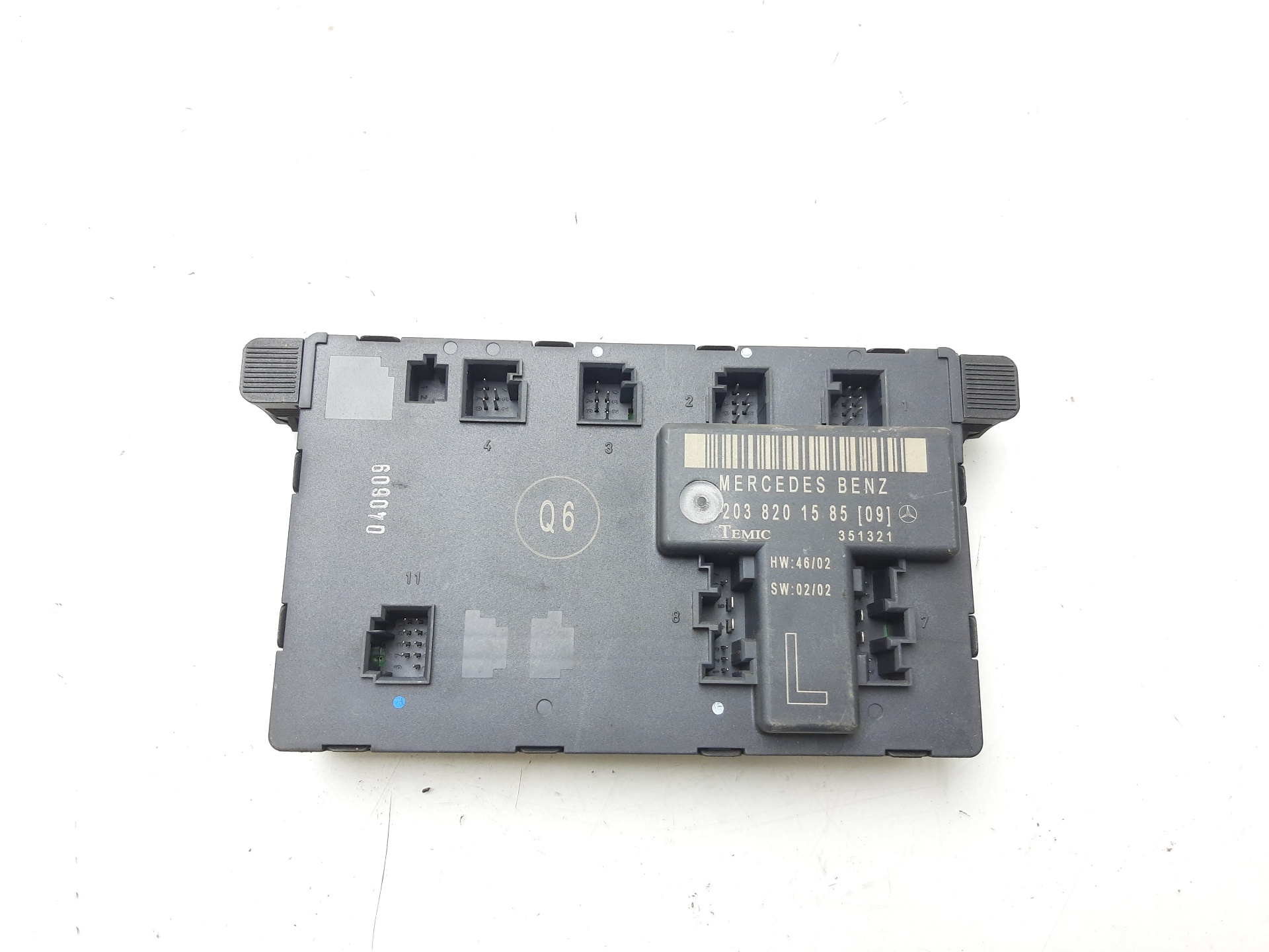 MERCEDES-BENZ C-Class W203/S203/CL203 (2000-2008) Other Control Units A2038201585 20491113