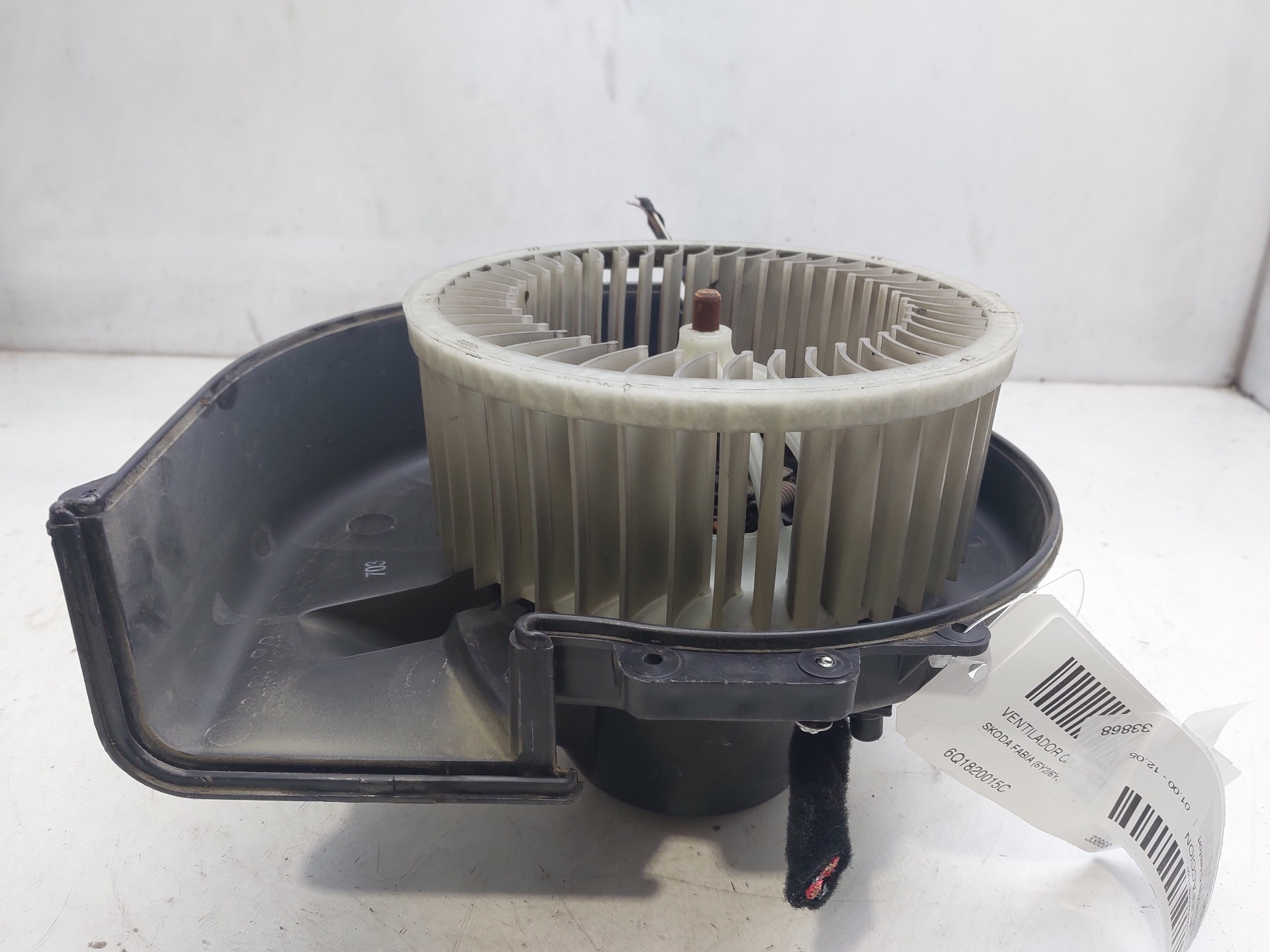 SKODA Fabia 6Y (1999-2007) Heater Blower Fan 6Q1820015C 23465879