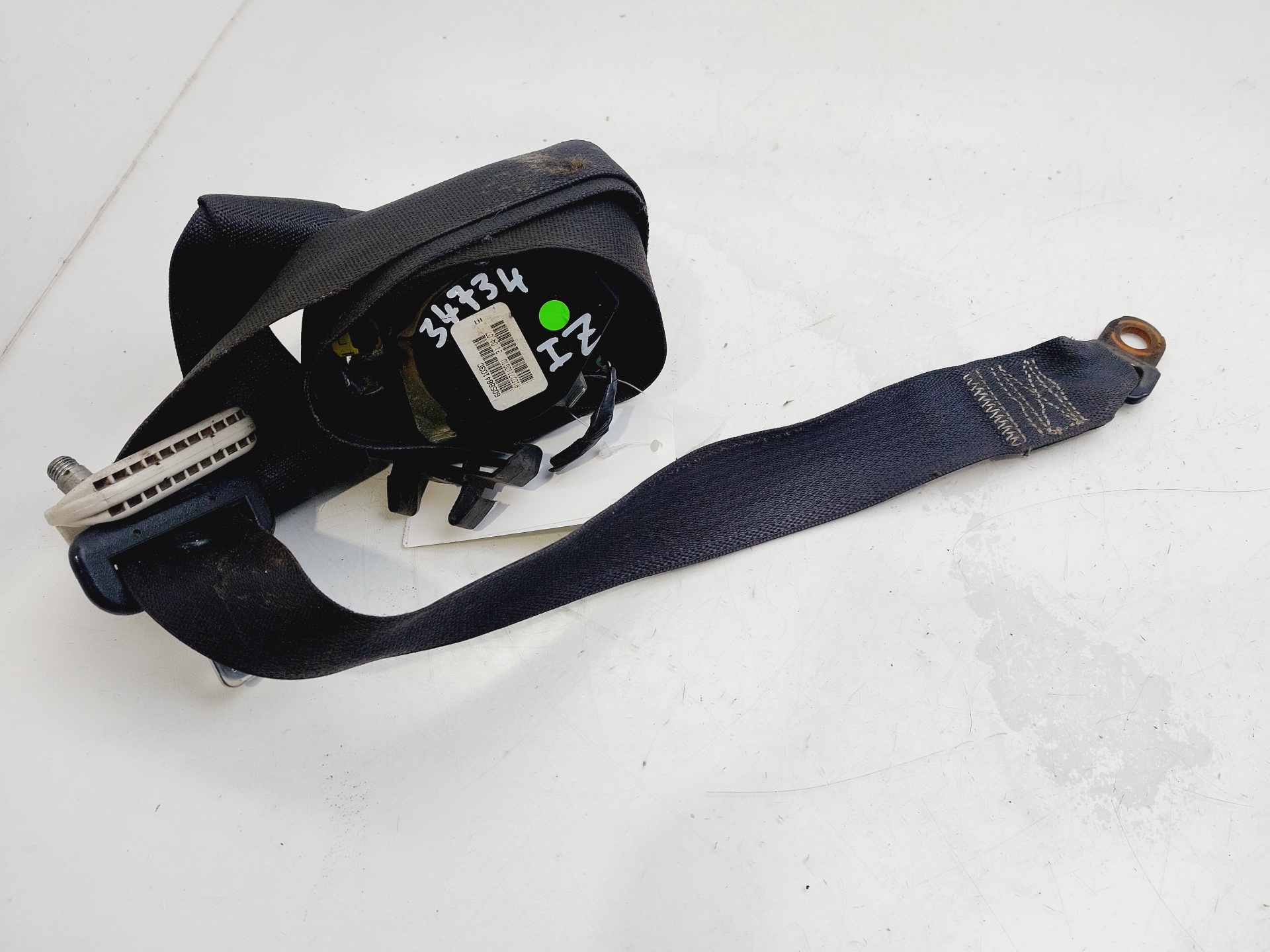 JEEP Compass 1 generation (2006-2015) Front Left Seatbelt 605884103C 25698307