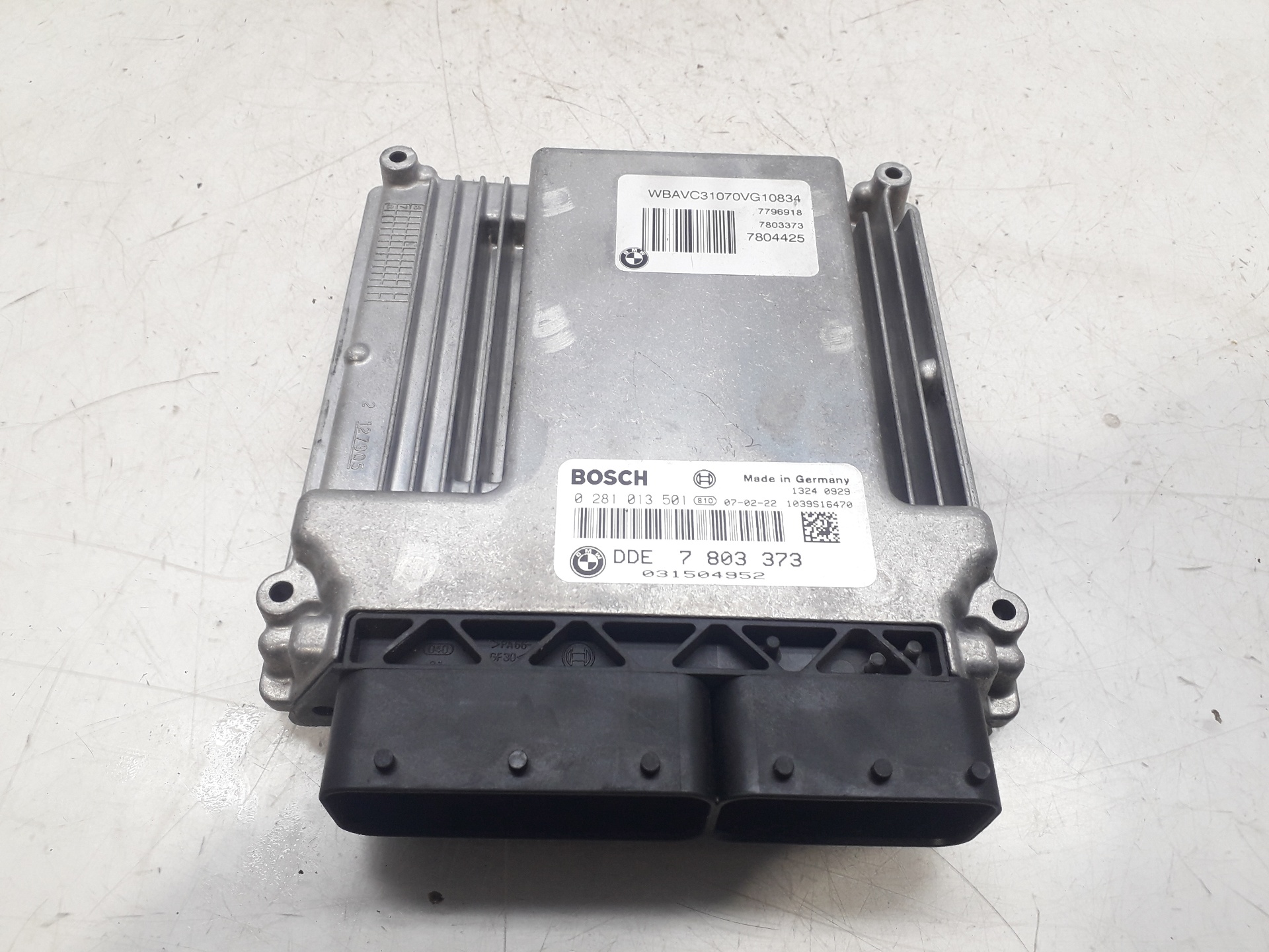 BMW 3 Series E90/E91/E92/E93 (2004-2013) Variklio kompiuteris 7803373 18795382