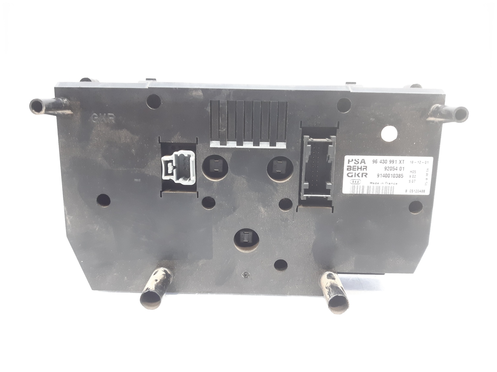 PEUGEOT 307 1 generation (2001-2008) Climate  Control Unit 96430991XT 22454882