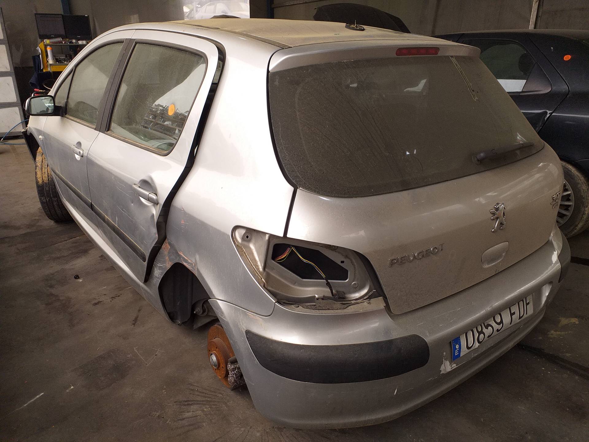 PEUGEOT 307 1 generation (2001-2008) Langų skysčio (apiplovimo) bakelio varikliukas 9641553880 22043469