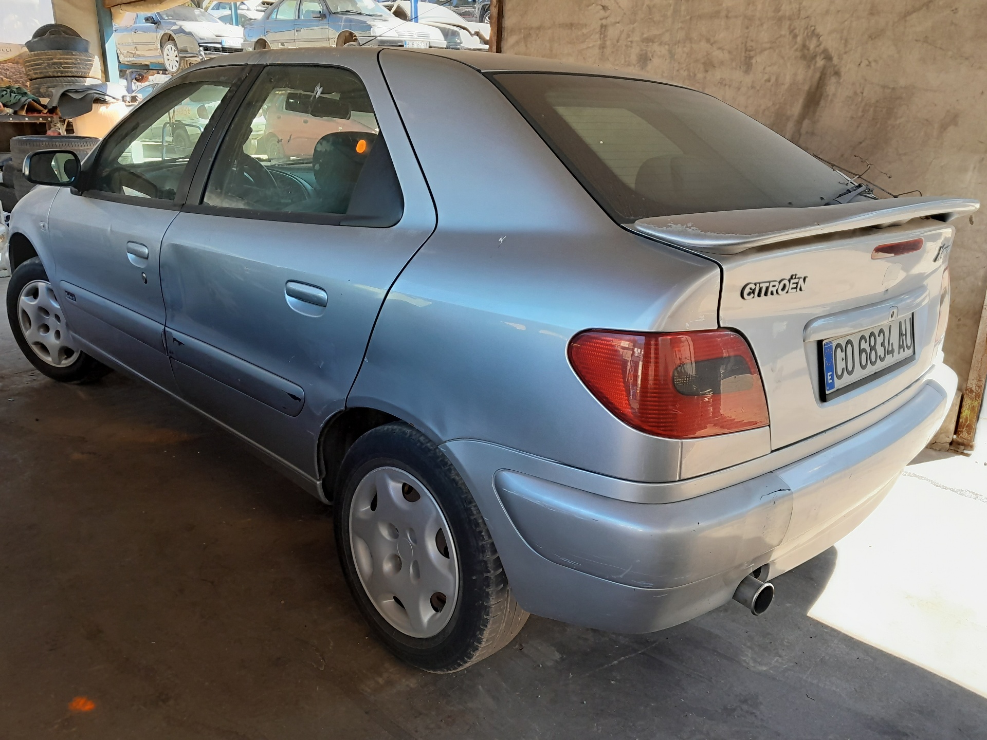 CITROËN Xsara 1 generation (1997-2004) Bal hátsó ajtó külső fogantyúja 96334566 21537226