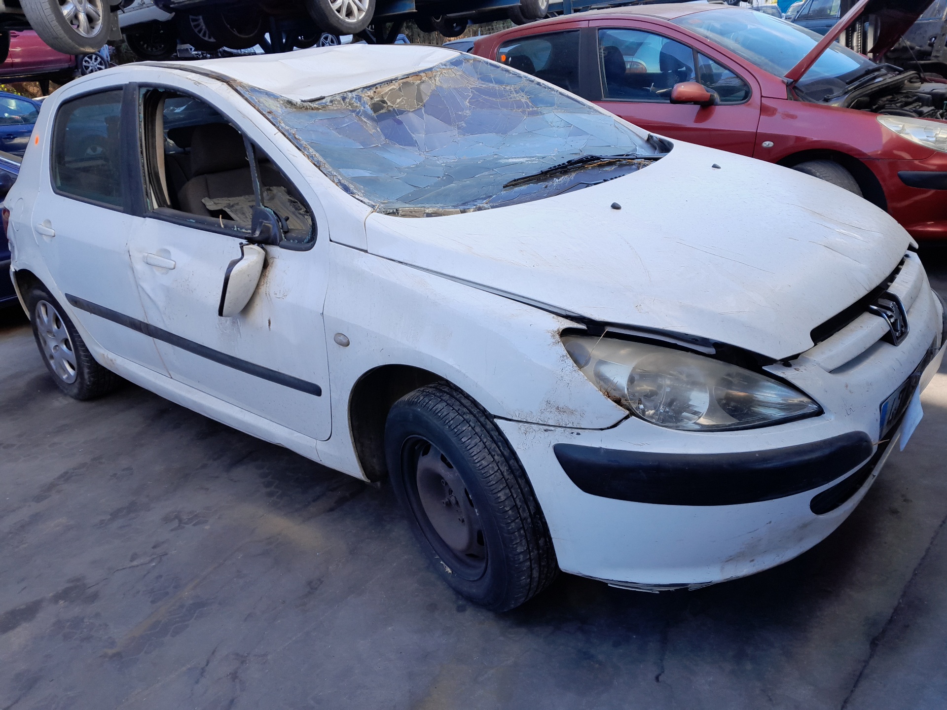 PEUGEOT 307 1 generation (2001-2008) Priekinių kairių durų stiklo pakelėjo varikliukas 9634457380 20628006