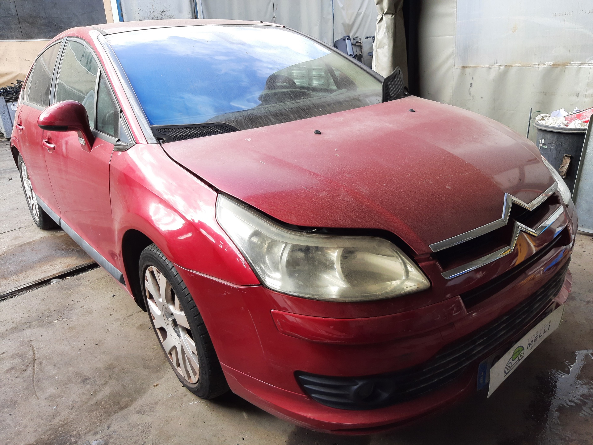 CITROËN C4 1 generation (2004-2011) Difūzoriaus ventiliatorius 9650116580 22037081