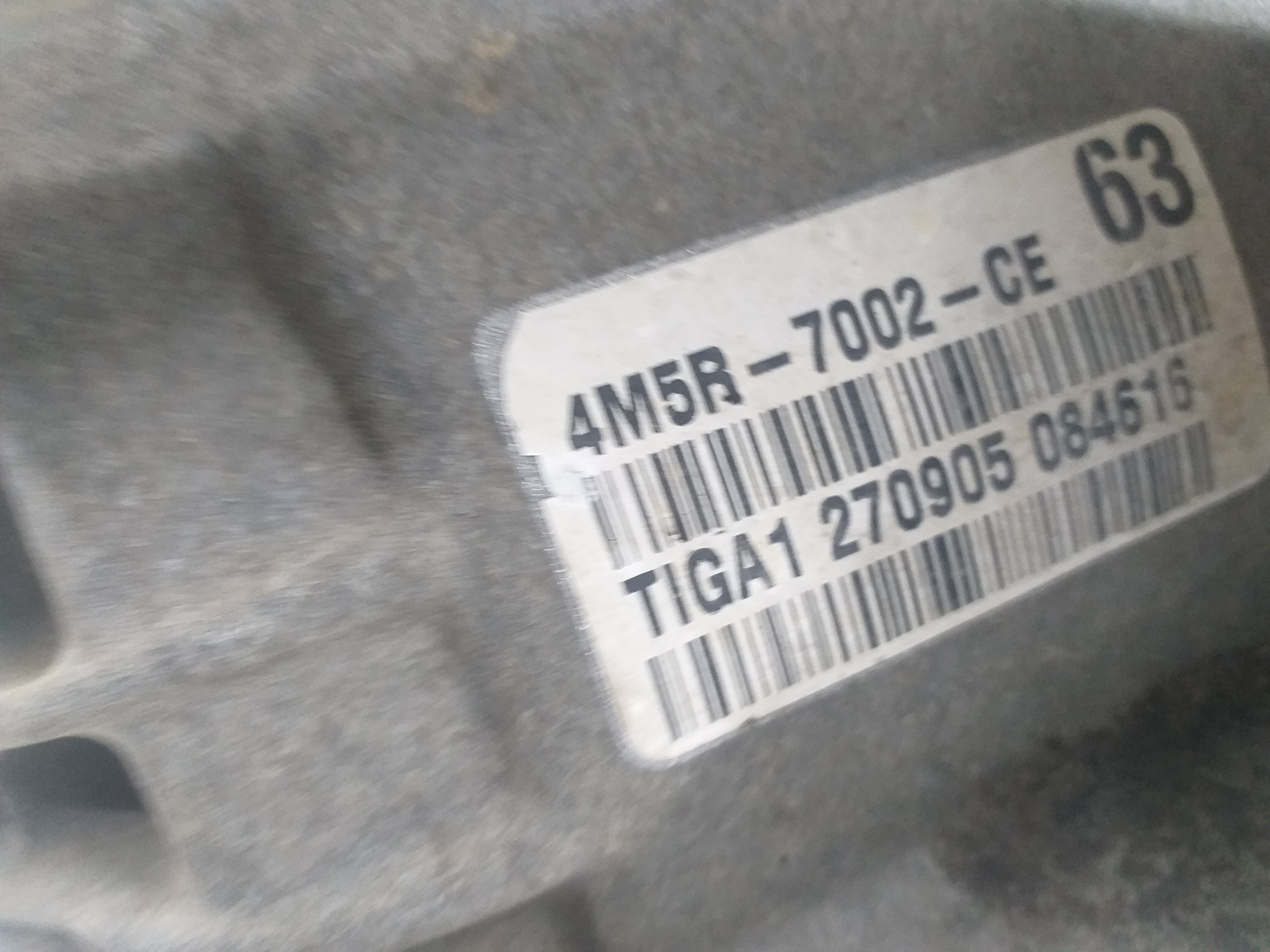 FORD Focus 2 generation (2004-2011) Boîte de vitesses 4M5R7002CE 22434829