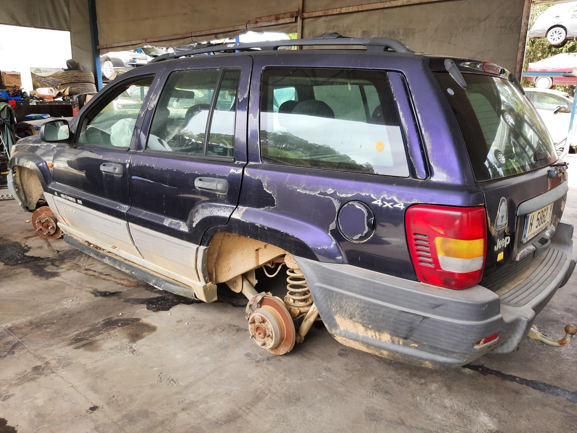 JEEP Grand Cherokee 2 generation (WJ) (1999-2004) Jobb hátsó ajtó ablakemelője 55076469AI 24359511