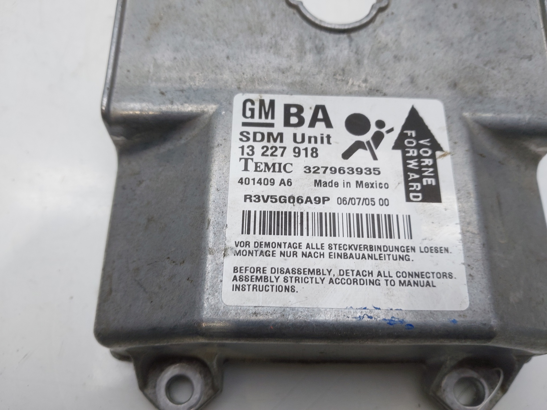 SUBARU Astra H (2004-2014) Блок SRS 13227918 22484608