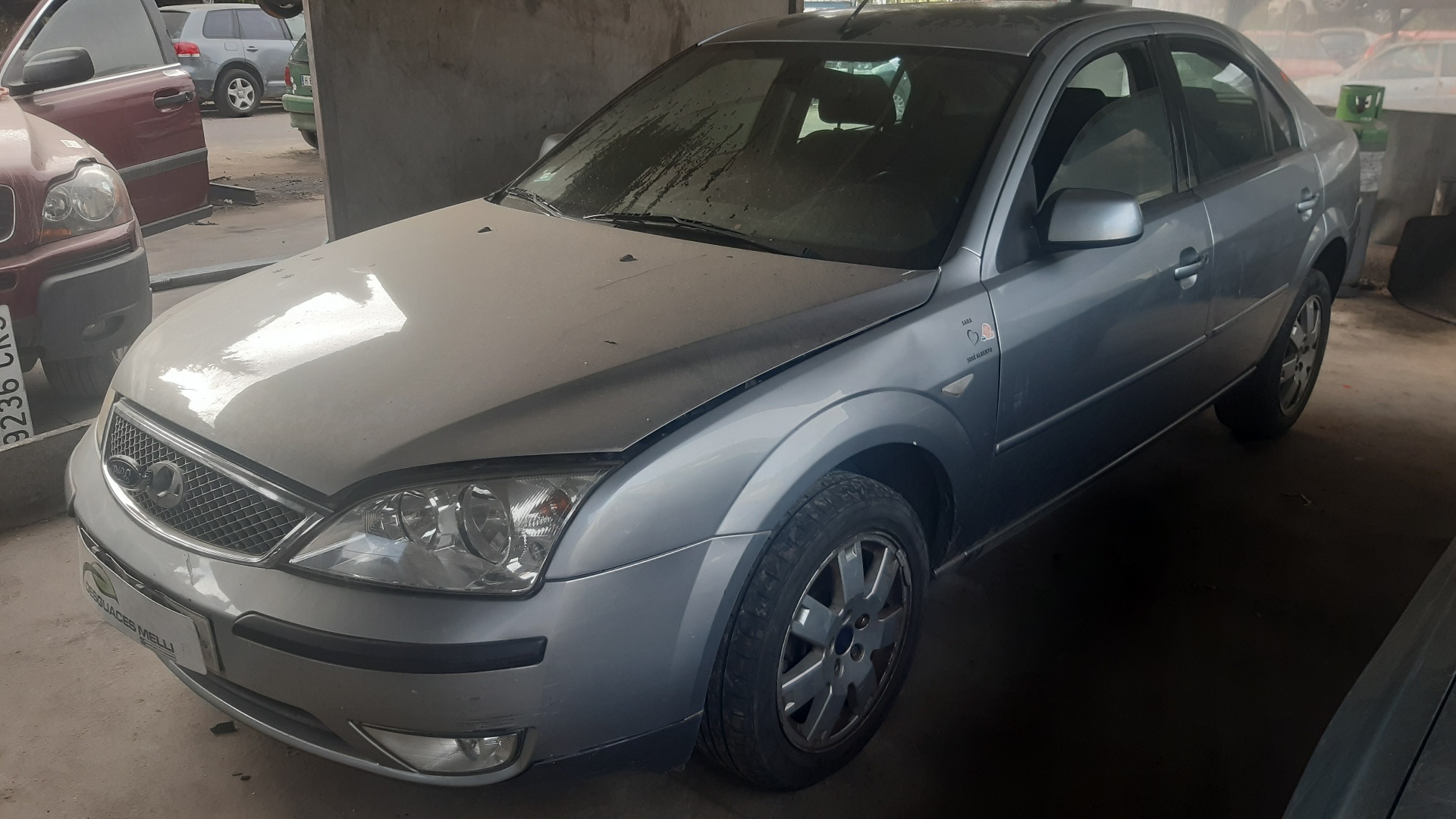 FORD Mondeo 3 generation (2000-2007) Cadre de poignée intérieure de porte avant gauche 1S71F22601A 18790615