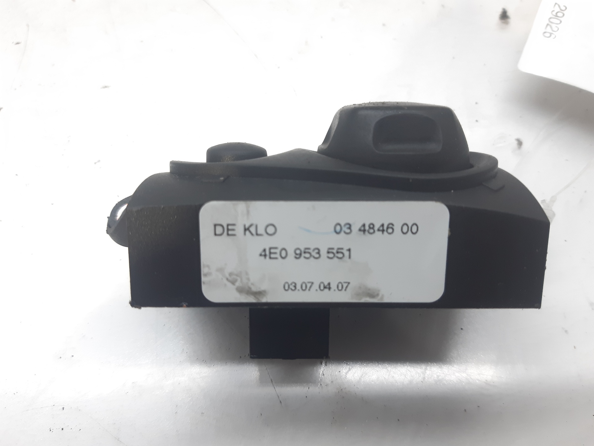 VAUXHALL A8 D3/4E (2002-2010) Other Control Units 4E0953551 24930097