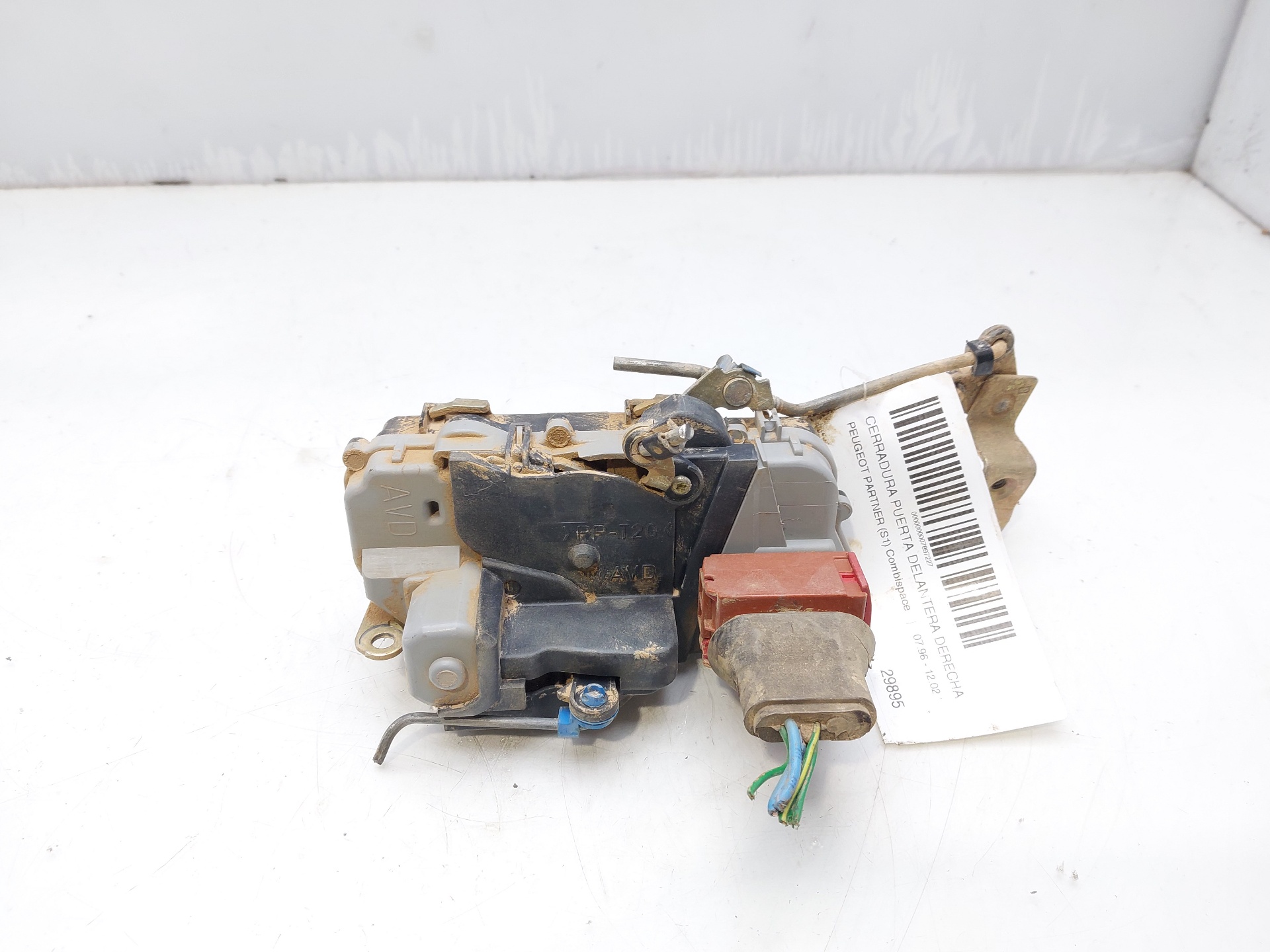 DODGE Partner 1 generation (1996-2012) Front Right Door Lock 9136J6 22473537