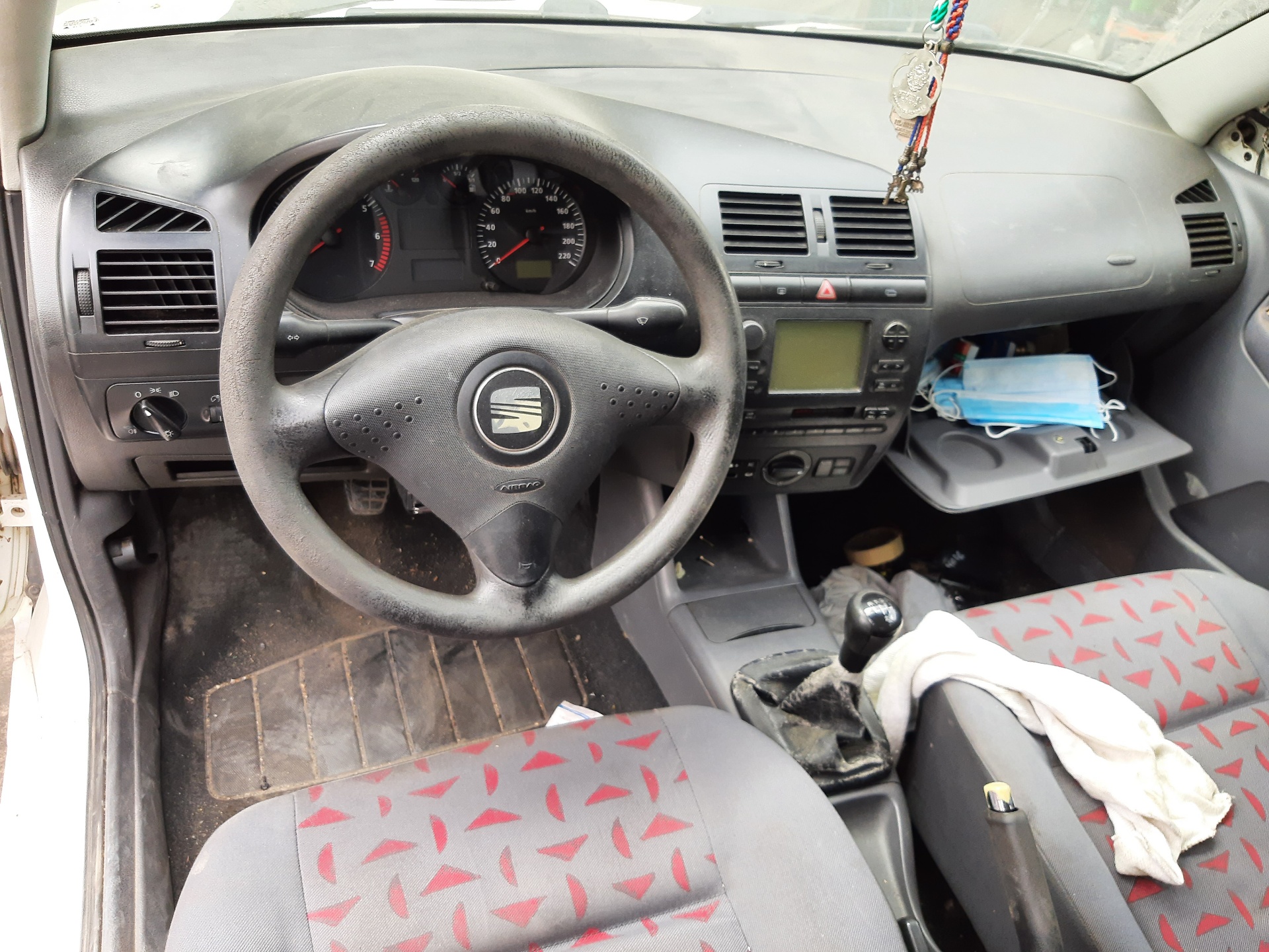 SEAT Ibiza 2 generation (1993-2002) Priekinių kairių durų langų pakėlimo mygtukai 6H0959855A 20693819