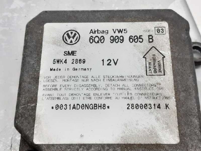 VOLKSWAGEN Passat B5 (1996-2005) SRS Control Unit 6Q0909605B 18538538