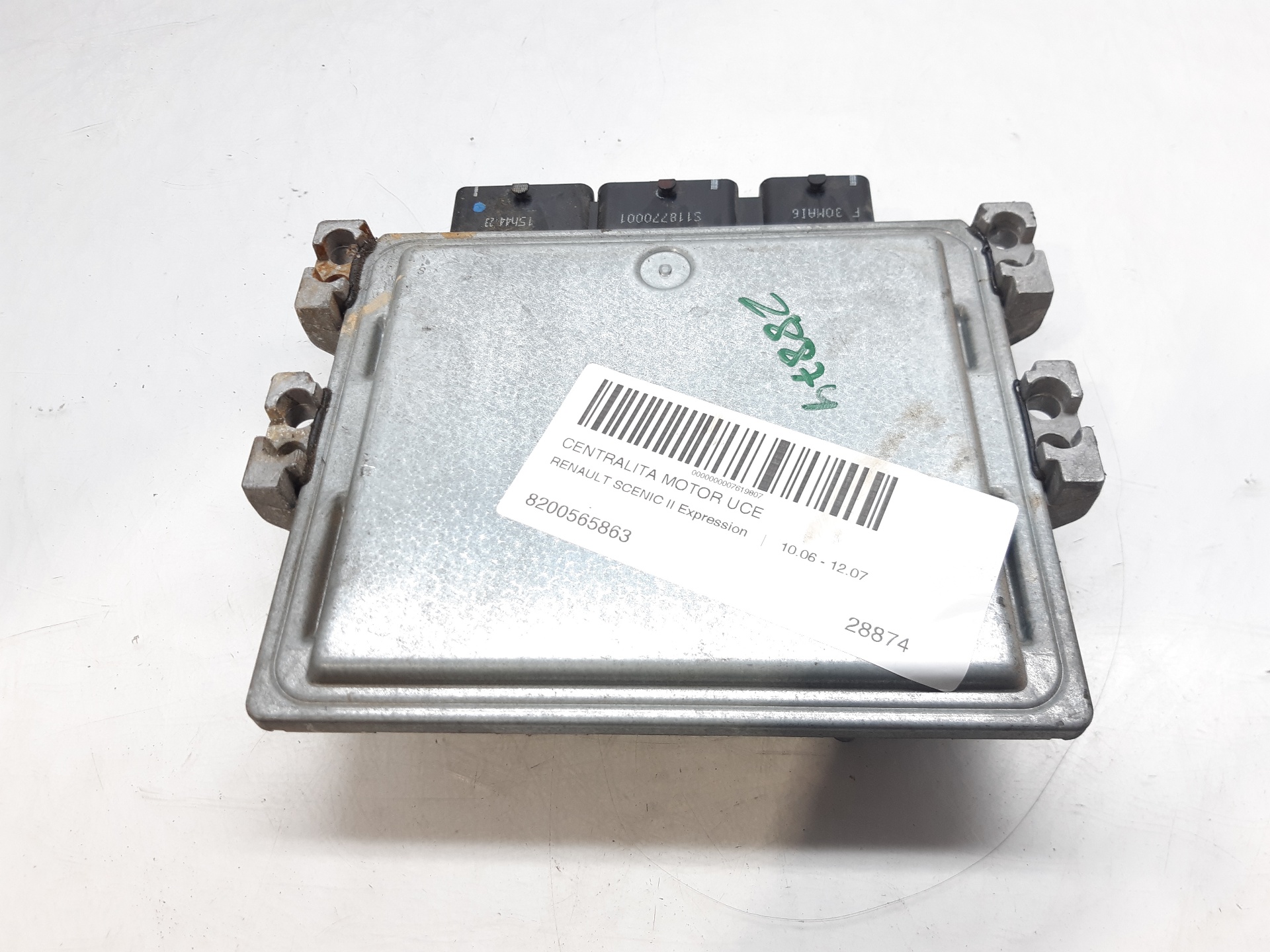 HYUNDAI Scenic 2 generation (2003-2010) Engine Control Unit ECU 8200565863 22457510