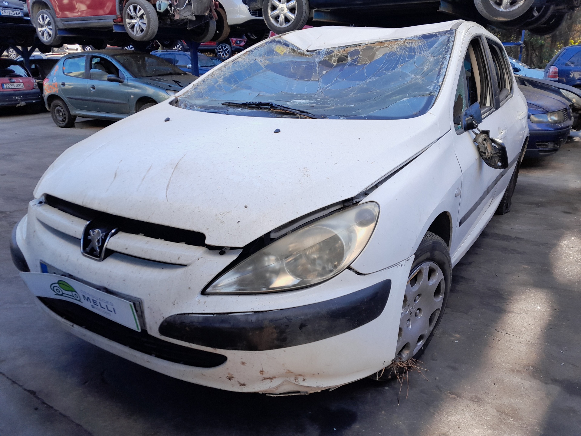 PEUGEOT 307 1 generation (2001-2008) Стеклоподъемник передней левой двери 9634457380 20627810