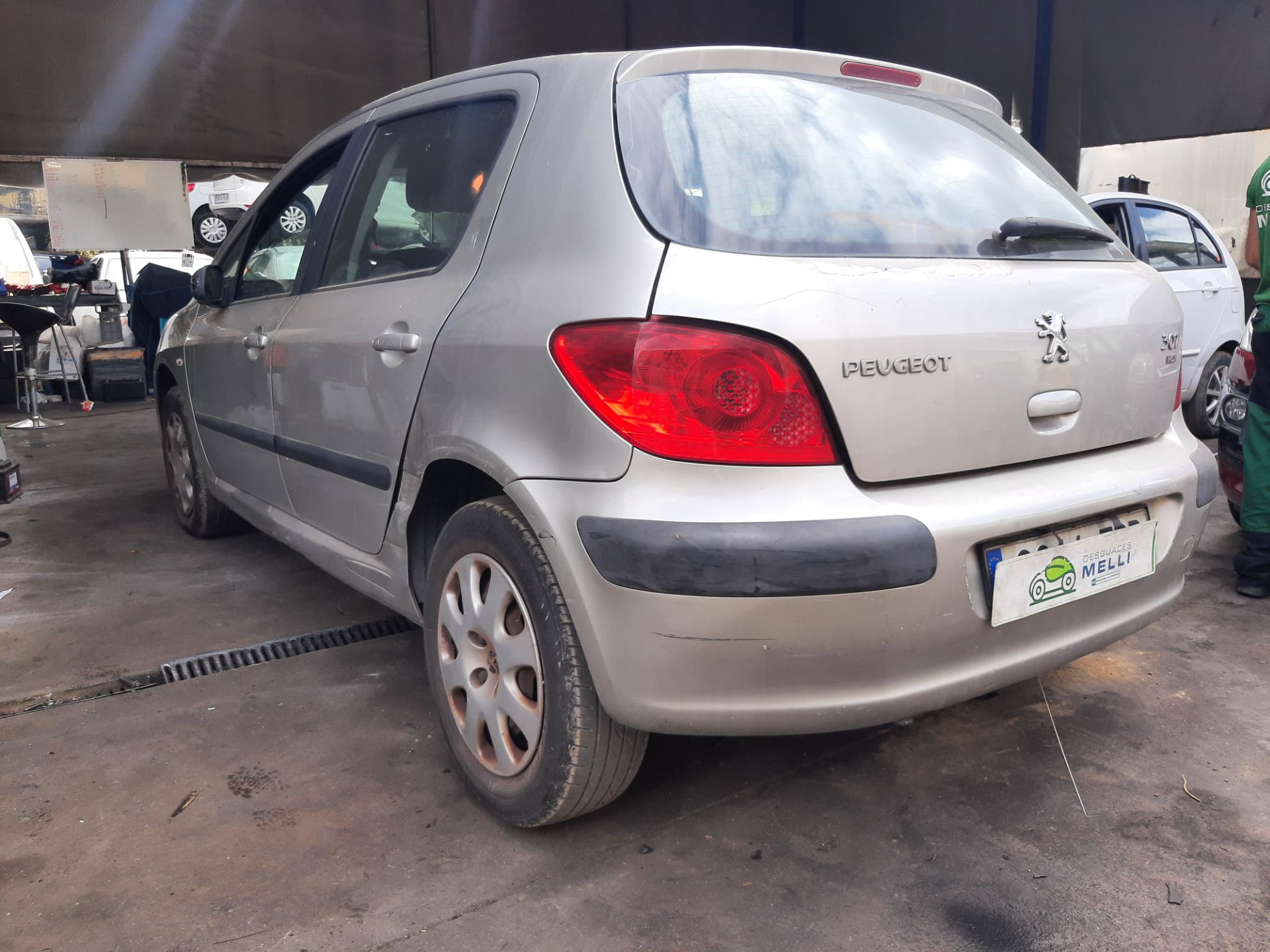 PEUGEOT 307 1 generation (2001-2008) Rétroviseur latéral gauche 96347725XT 25710220