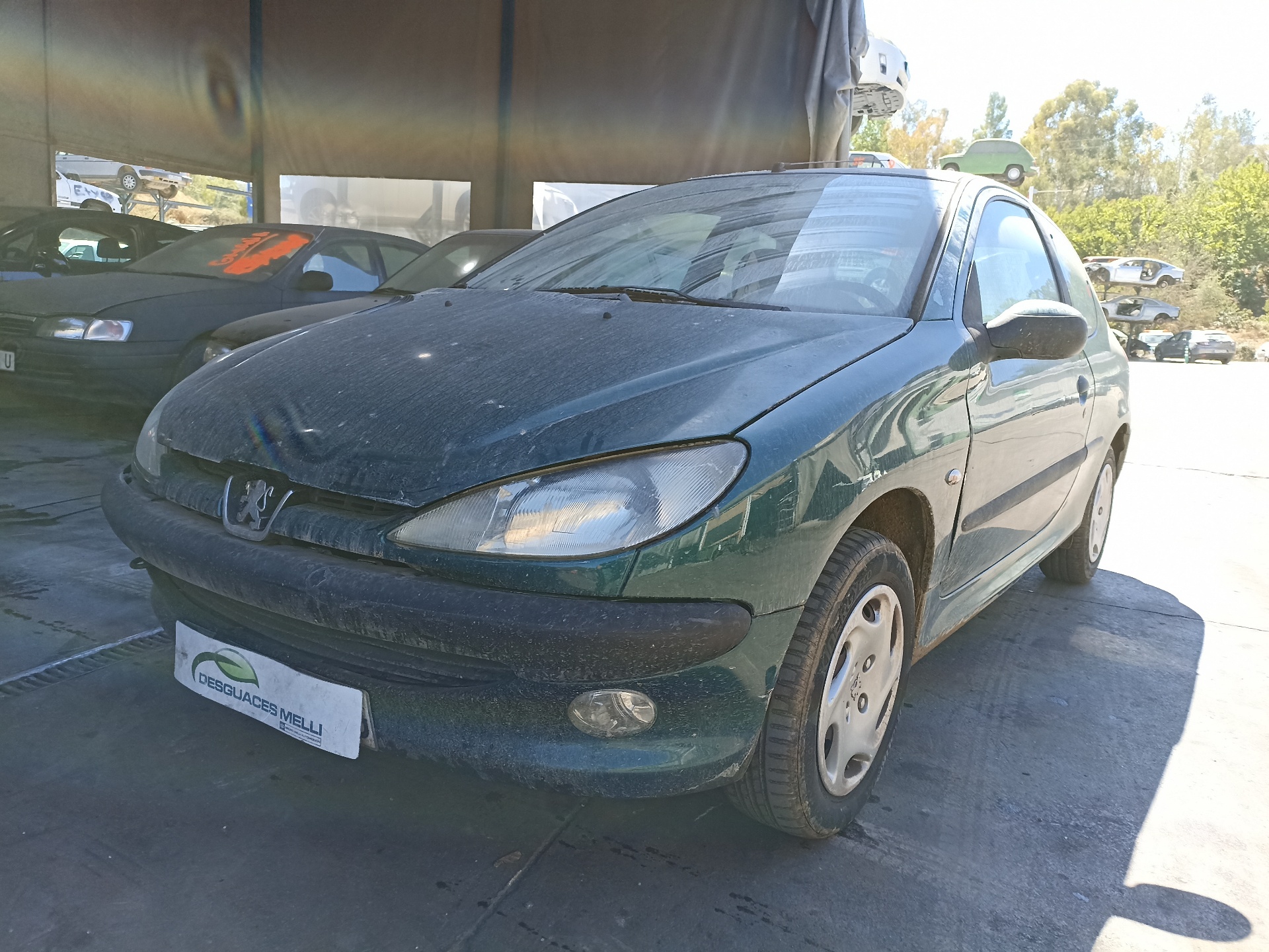 PEUGEOT 206 1 generation (1998-2009) Aizmugurējais buferis 7013L0 22457270