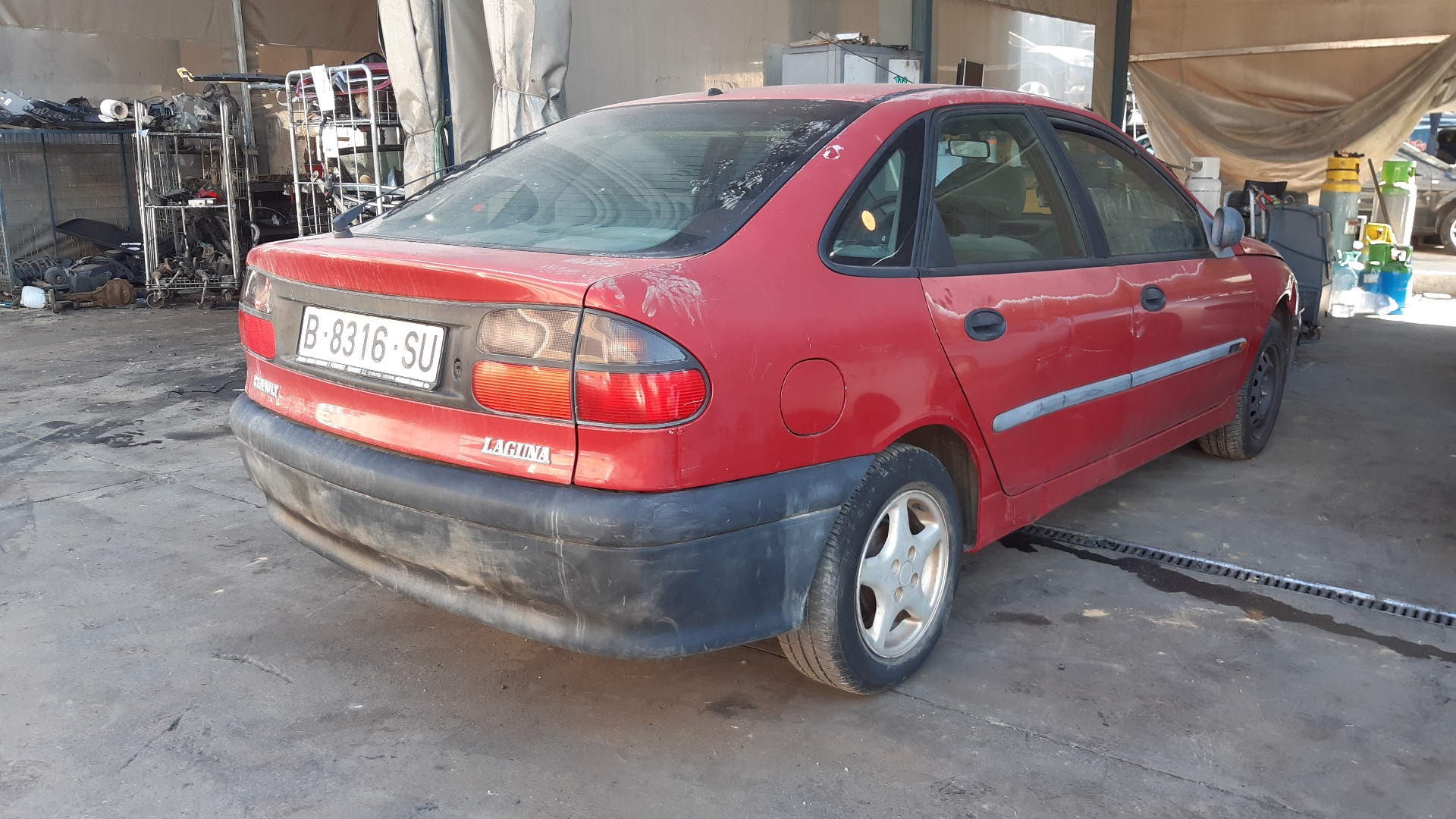 RENAULT Laguna 1 generation (1993-2001) Priekinių kairių durų vidinis rankenos rėmelis 7700823286 22019733