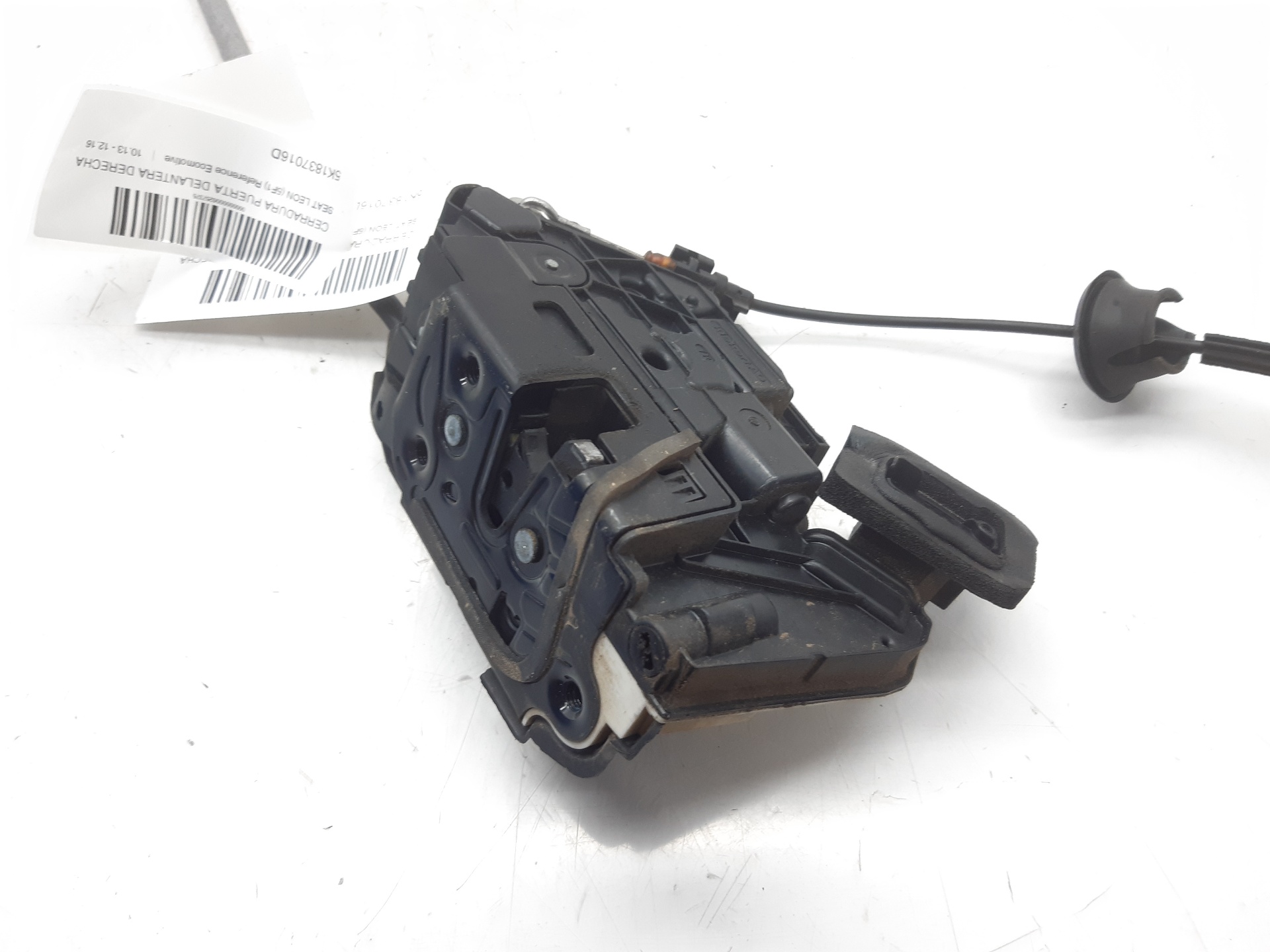 SEAT Leon 3 generation (2012-2020) Front Right Door Lock 5K1837016D 18687149