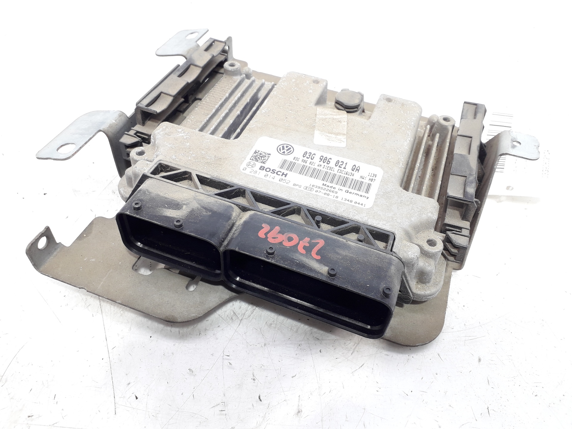 VOLKSWAGEN Golf Plus 2 generation (2009-2014) Engine Control Unit ECU 03G906021QA 24053699