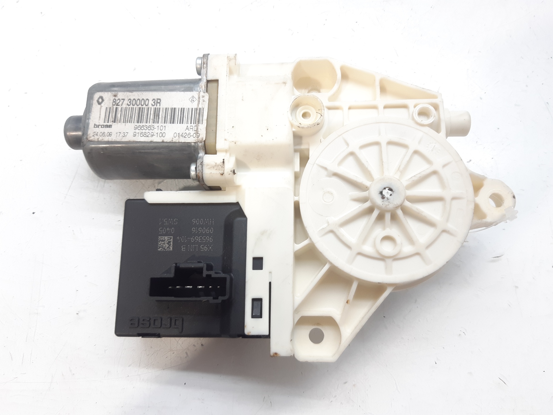 CHEVROLET Megane 3 generation (2008-2020) Rear Right Door Window Control Motor 827300003R 20789207