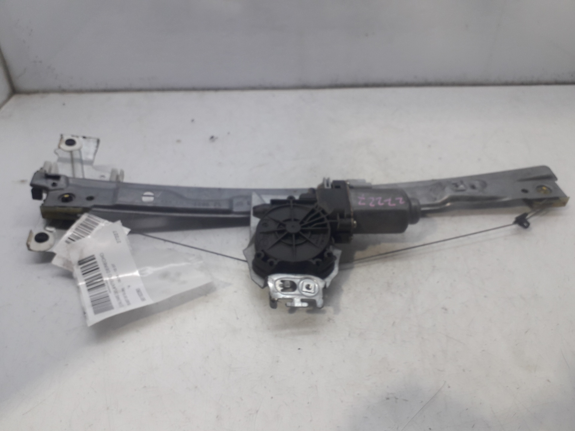 PEUGEOT 207 1 generation (2006-2009) Front Right Door Window Regulator 9681182280 22298466