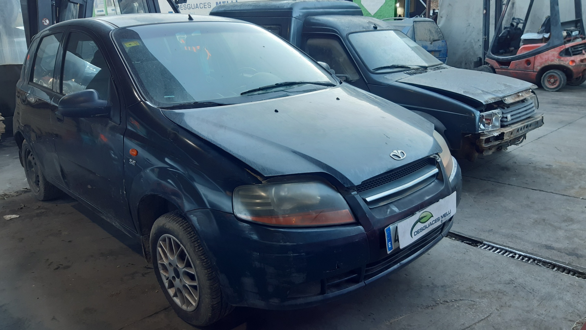 DAEWOO Kalos 1 generation (2002-2020) Priekinių kairių durų stiklo pakelėjas 95015329 18759282