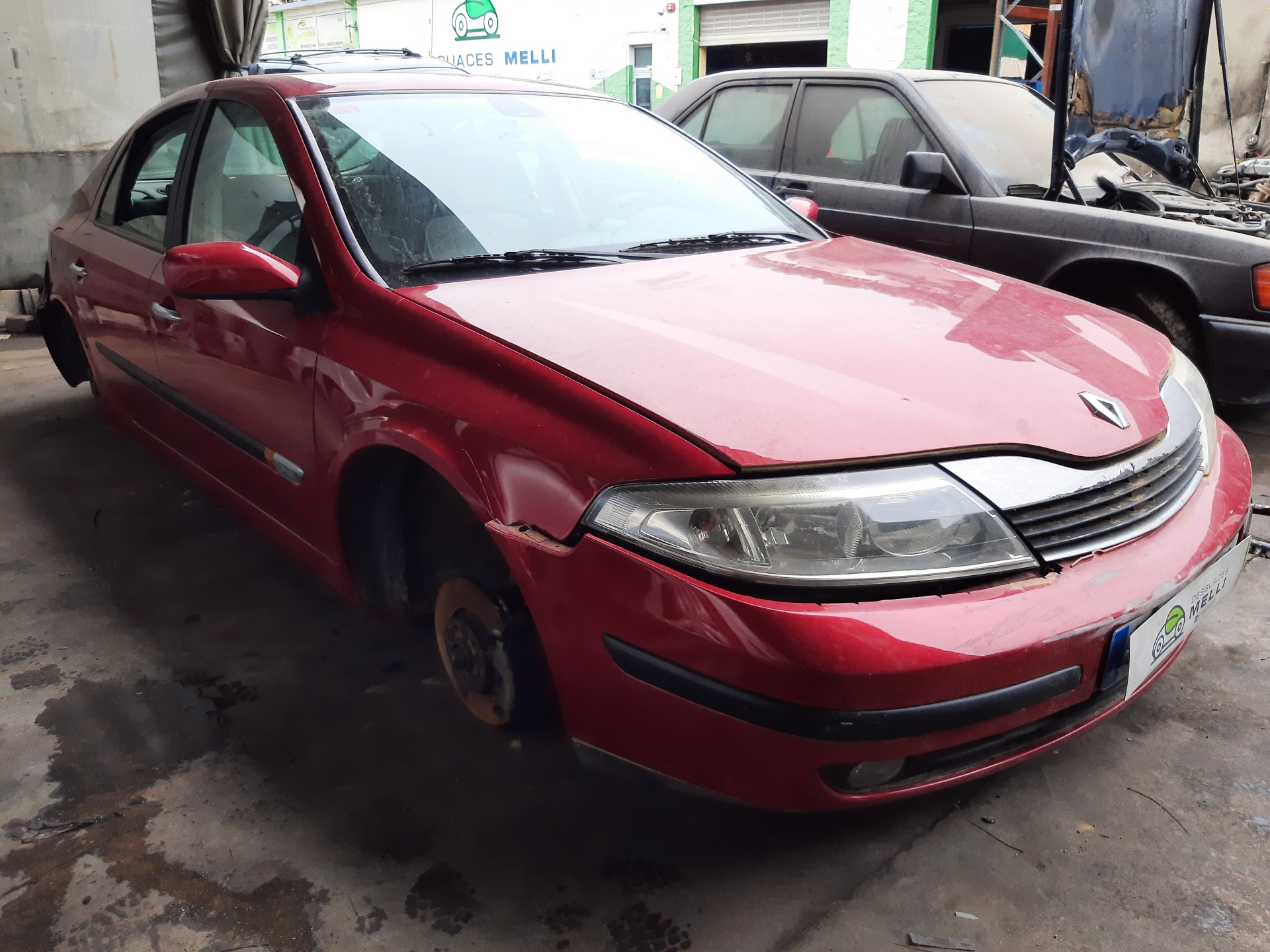 RENAULT Laguna 2 generation (2001-2007) Galinė kairė vidinė atidarymo rankelėlė 8200000723 24759364