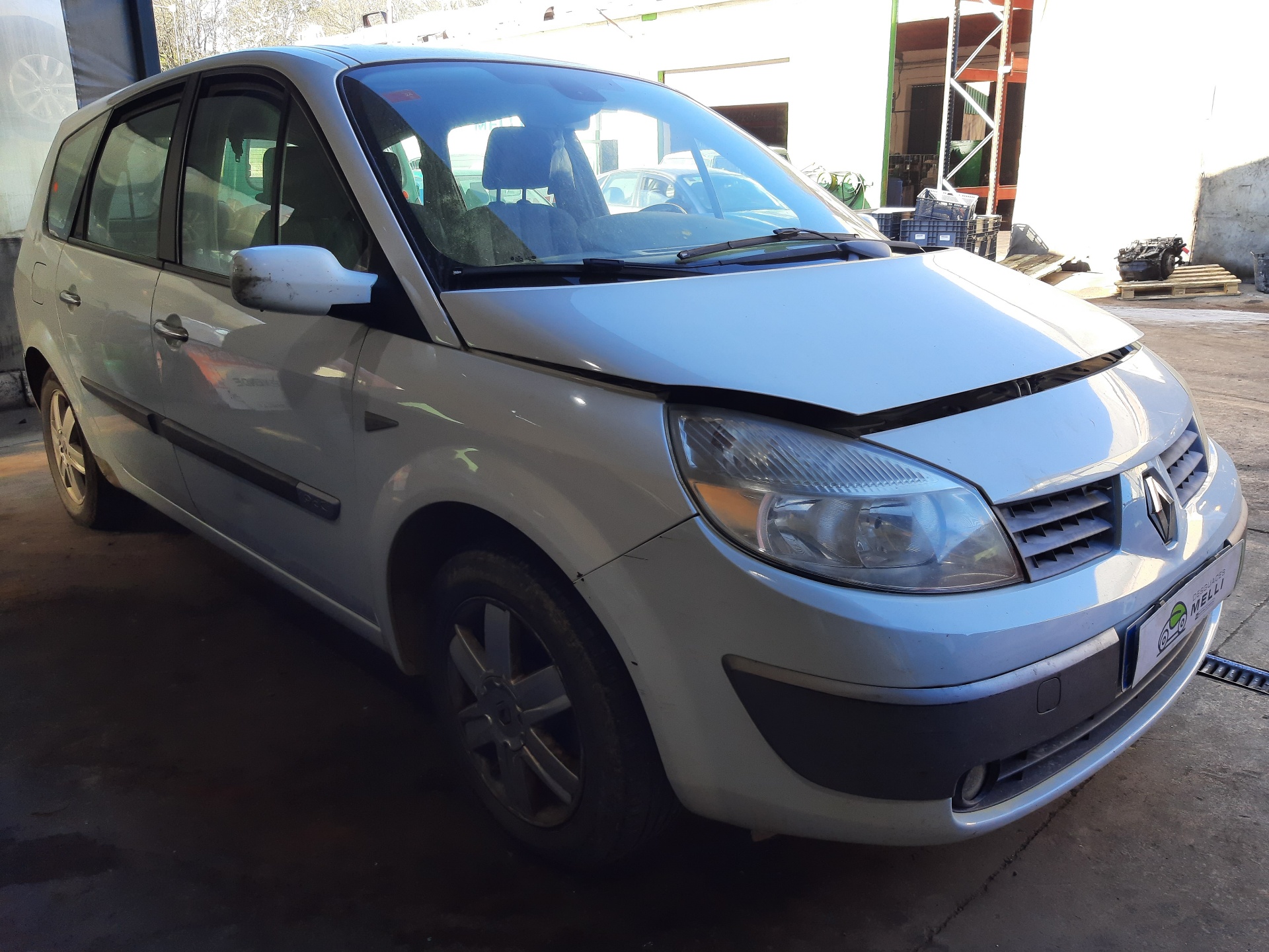 RENAULT Scenic 2 generation (2003-2010) Преден ляв фар 7701064132 23015315