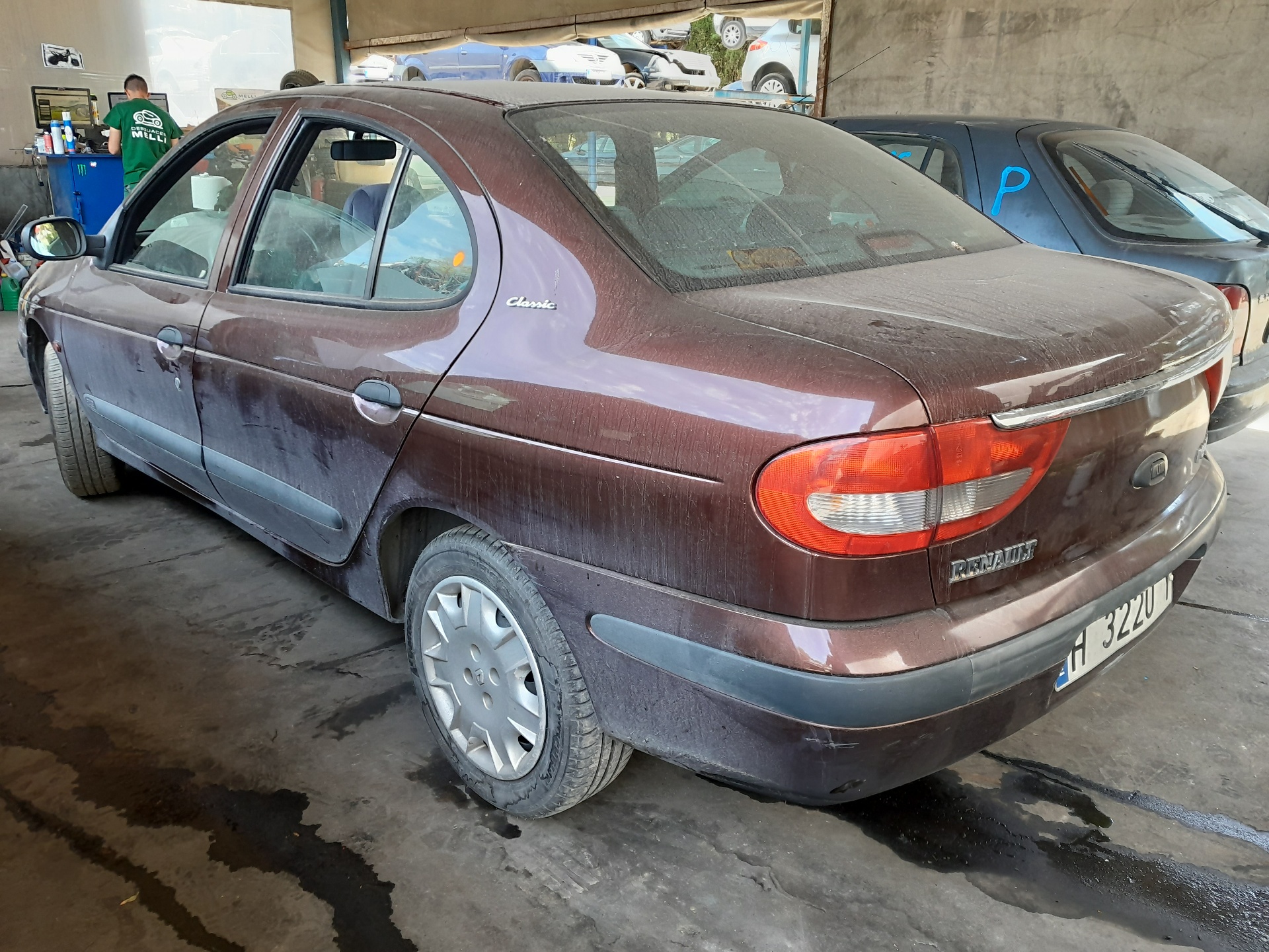 RENAULT Megane 1 generation (1995-2003) Venstre bagerste indvendige åbningshåndtag 7700830078 25023775