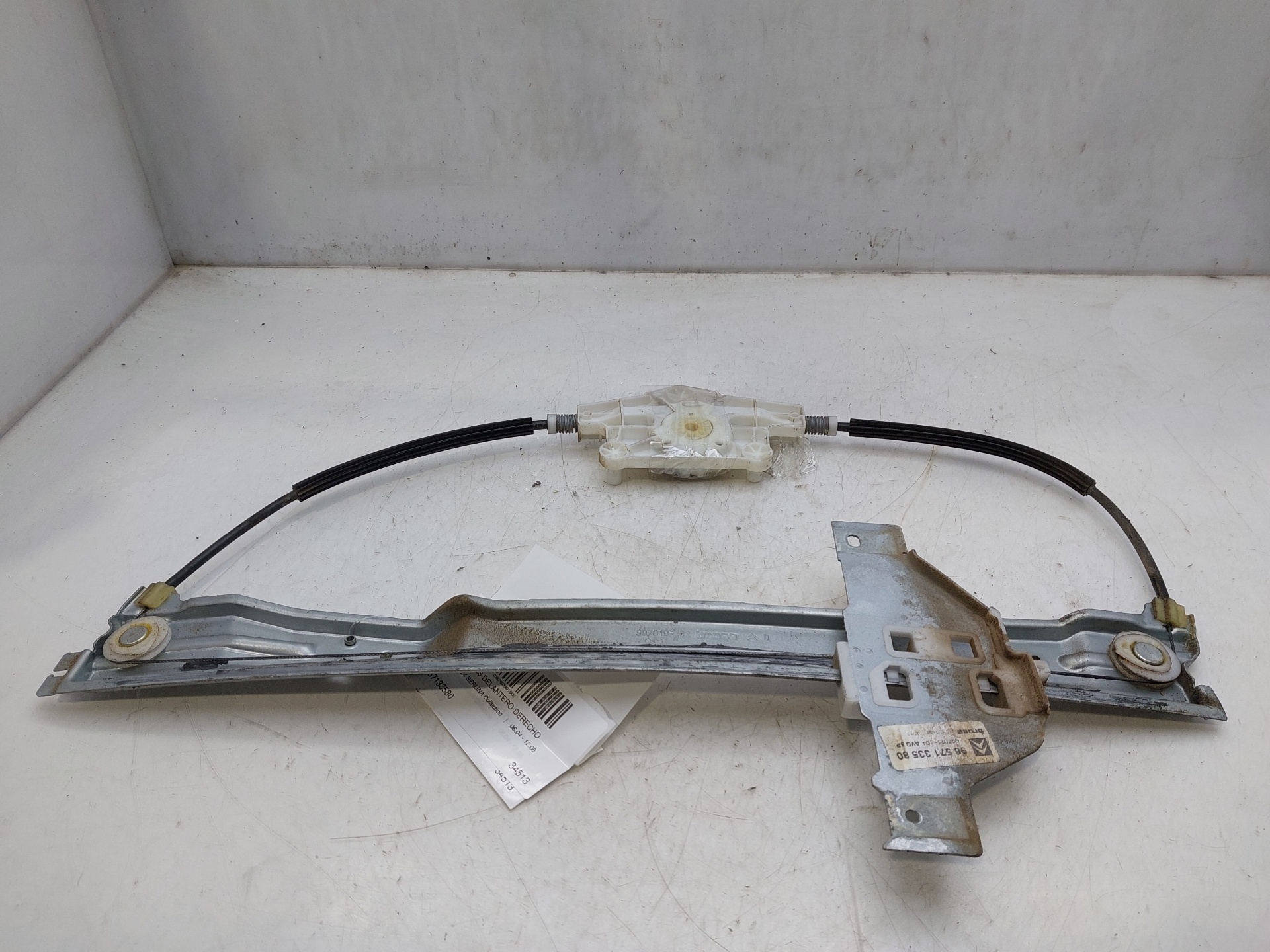 CITROËN C4 1 generation (2004-2011) Front Right Door Window Regulator 9657133580 24773488