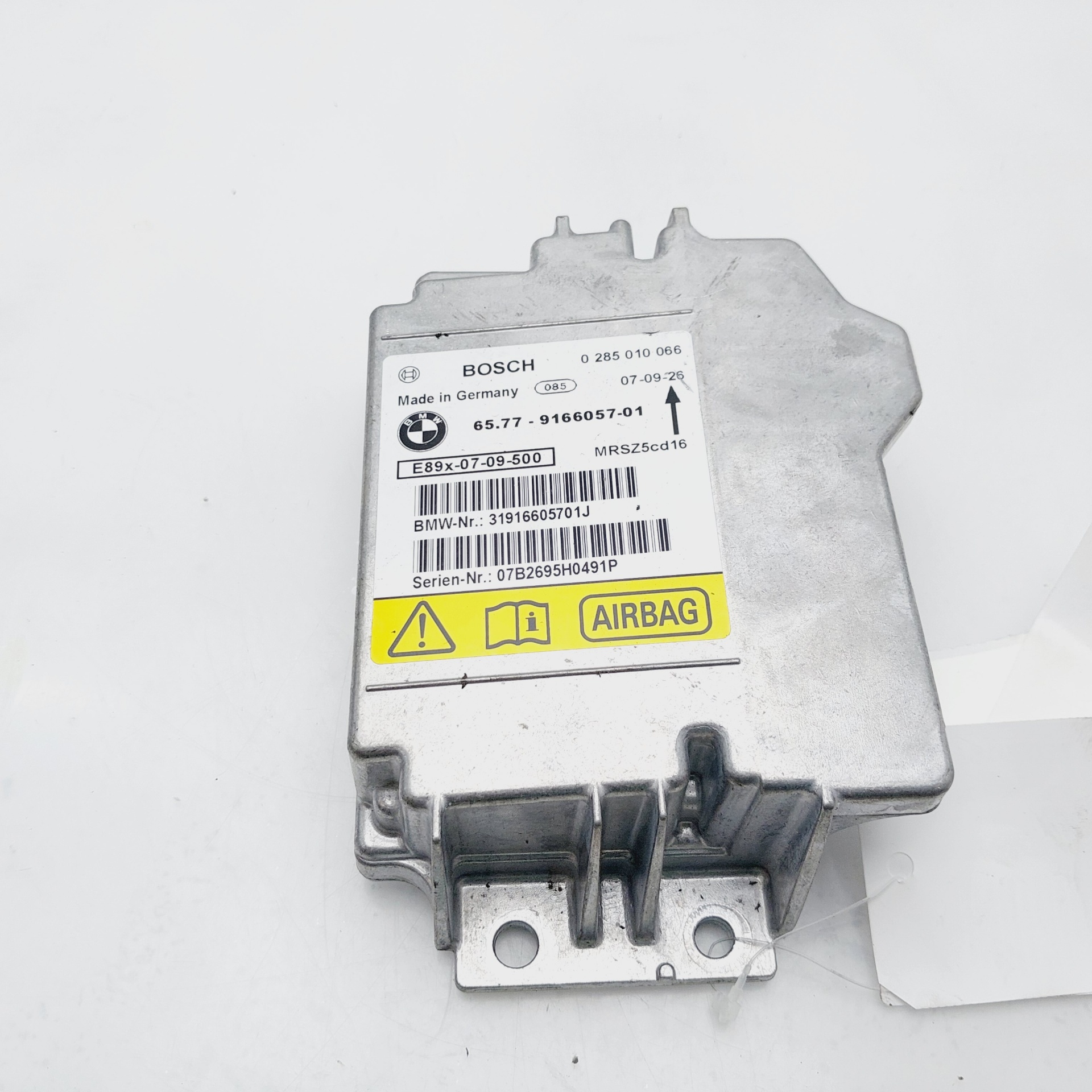 BMW 1 Series E81/E82/E87/E88 (2004-2013) SRS Control Unit 65779166057 25017922