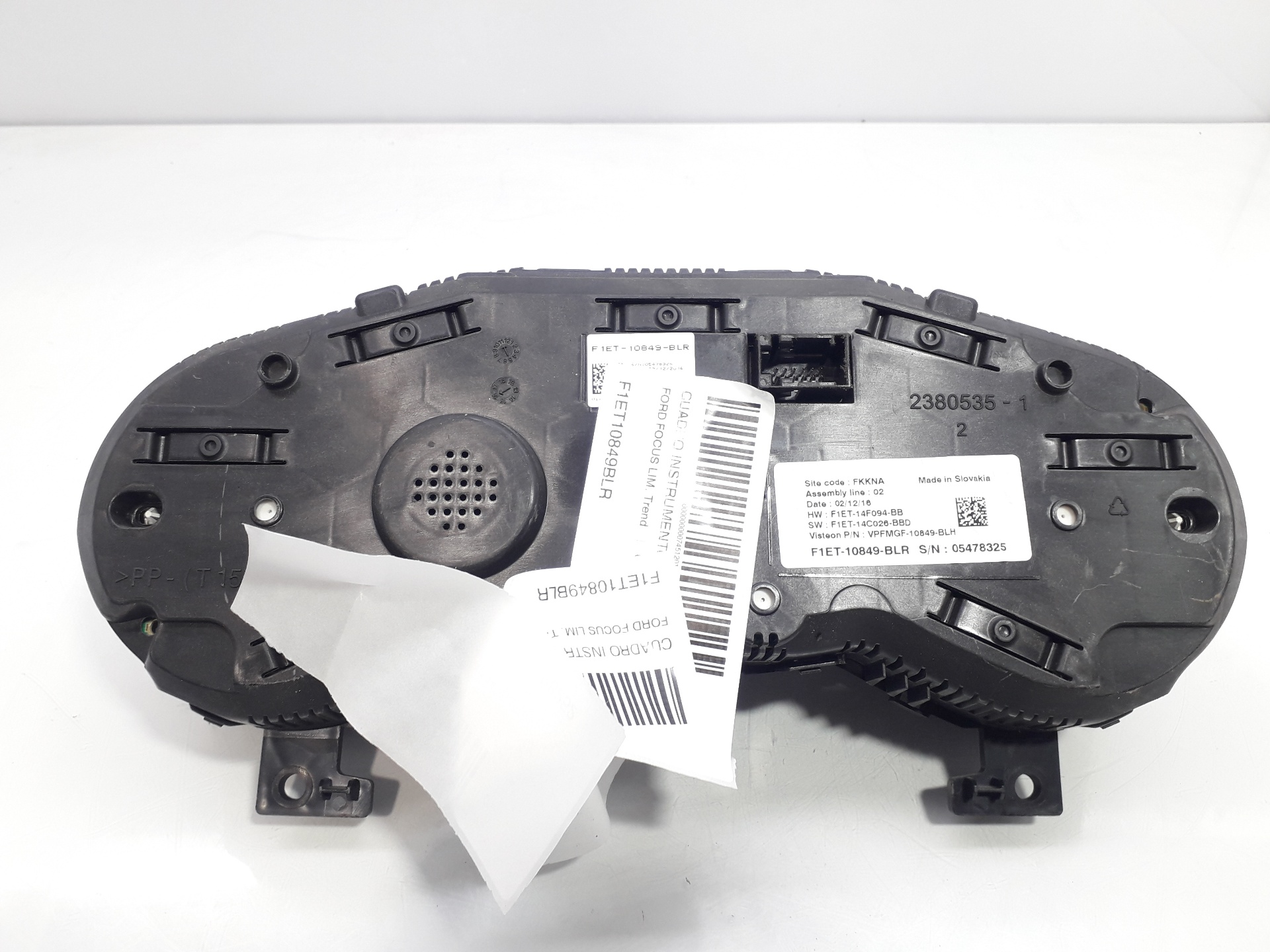 FORD Focus 3 generation (2011-2020) Spidometras (Prietaisų skydelis) F1ET10849BLR 22436593