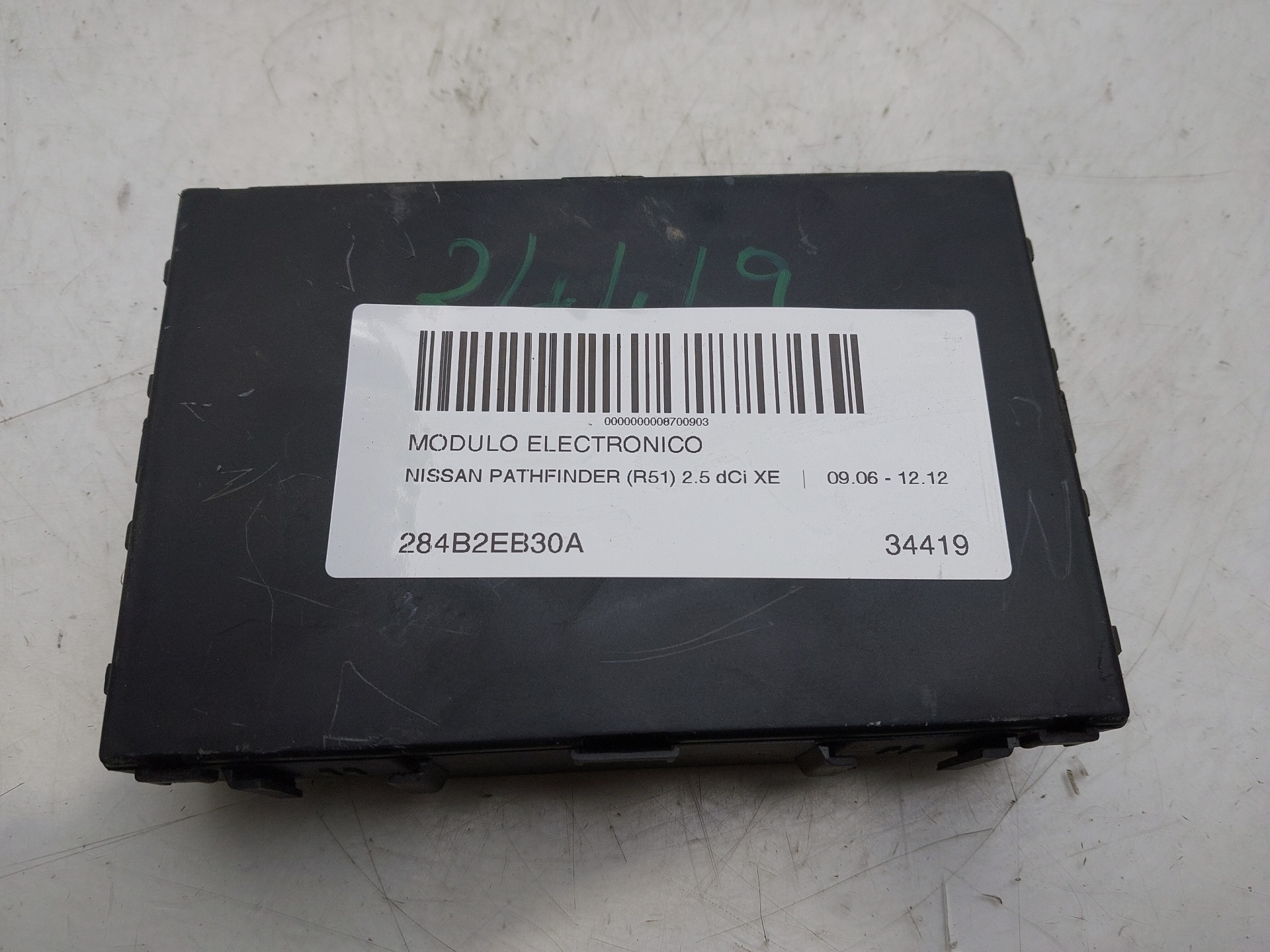 CHEVROLET Pathfinder R51 (2004-2014) Other Control Units 284B2EB30A 24947711