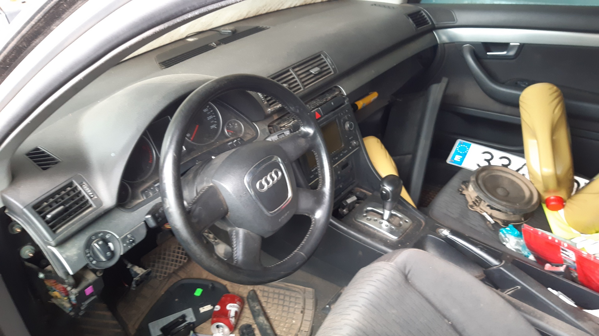 AUDI A4 B7/8E (2004-2008) Galinių kairių durų išorinė rankenėlė 8E0839207 24055031