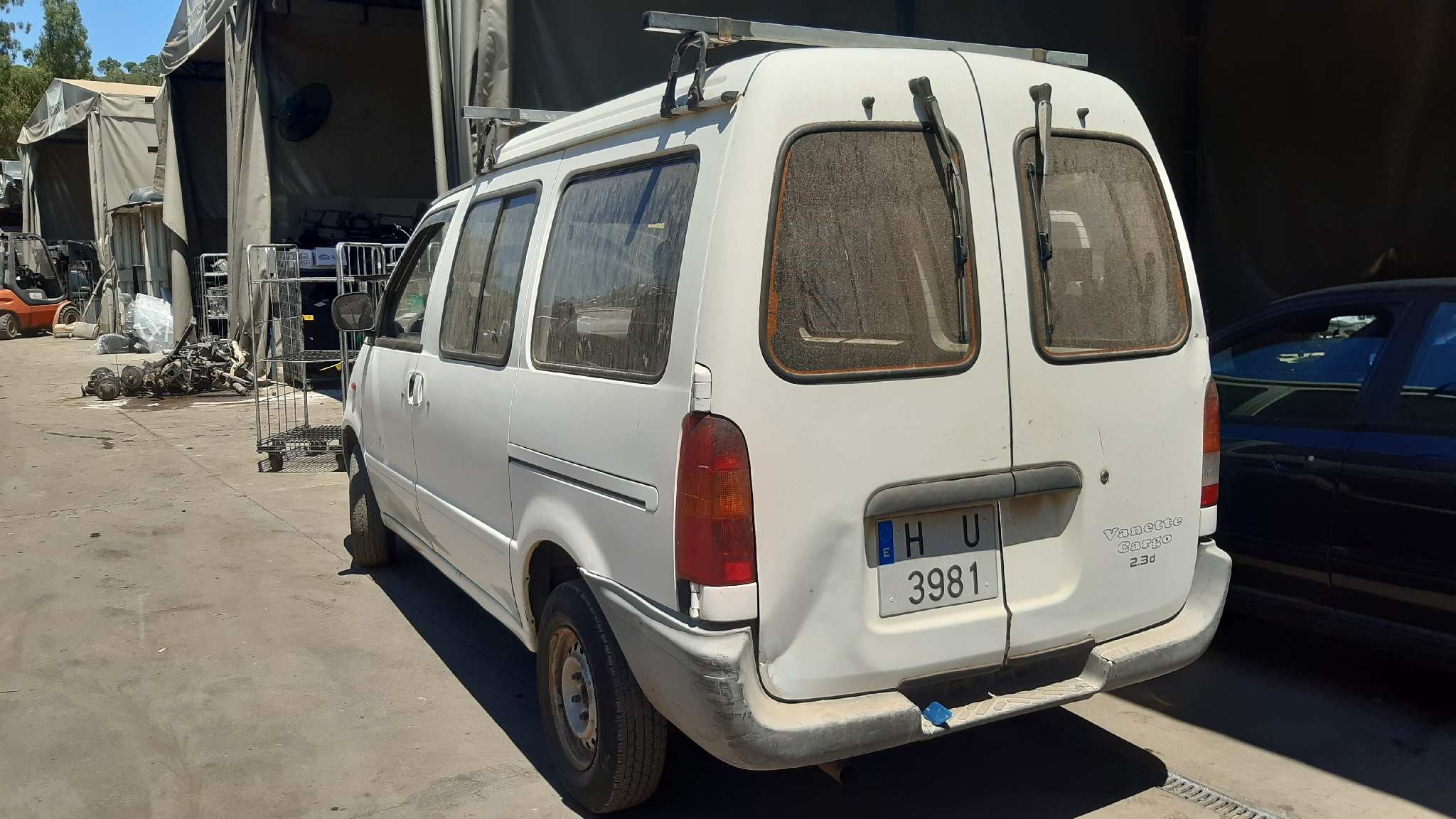 NISSAN Serena 1 generation (1991-2002) Galinė dešinė vidinė atidarymo rankelėlė LD23 18531338