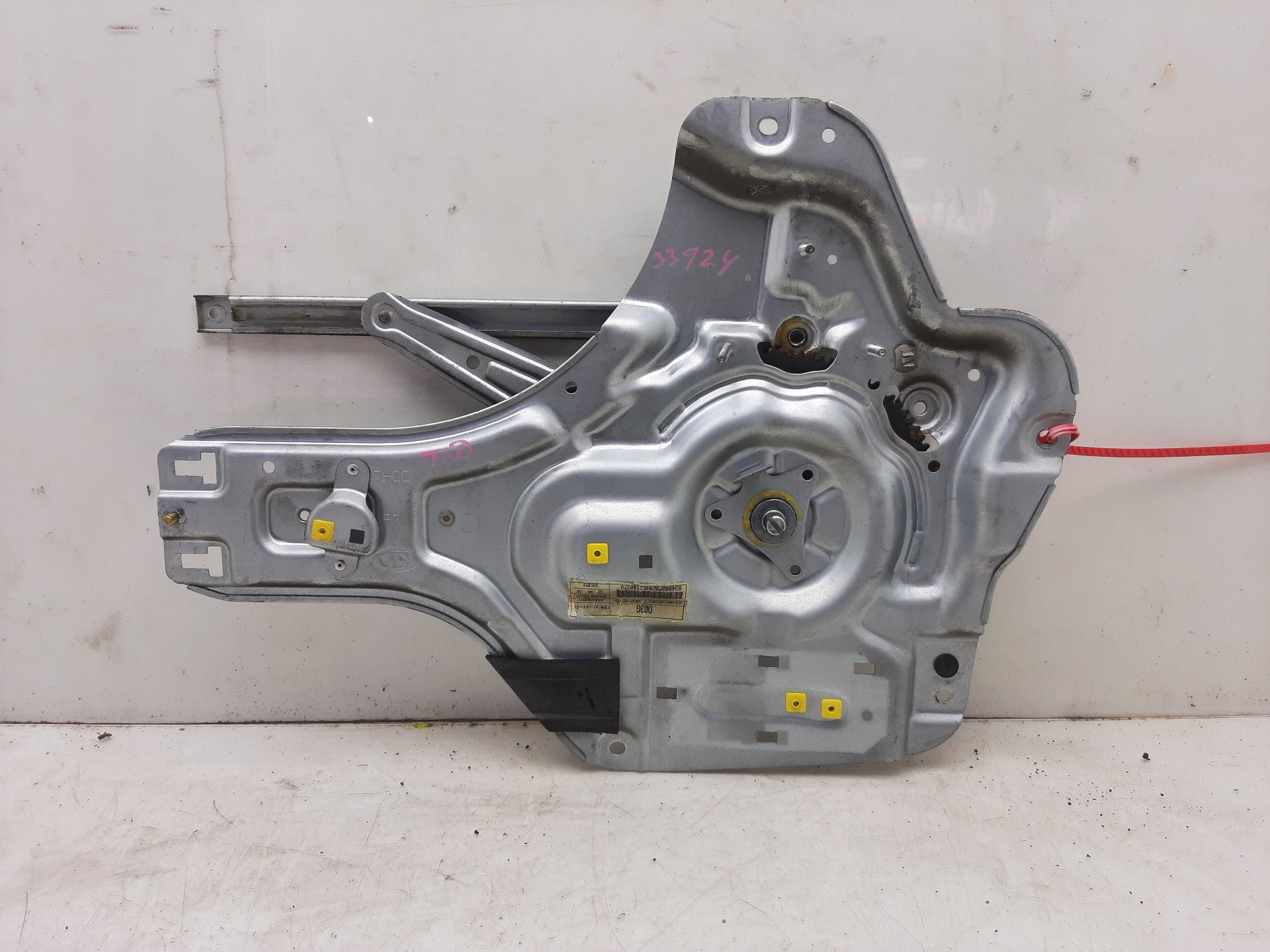 KIA Cerato 1 generation (2004-2009) Rear Right Door Window Regulator 834802F020 23532876