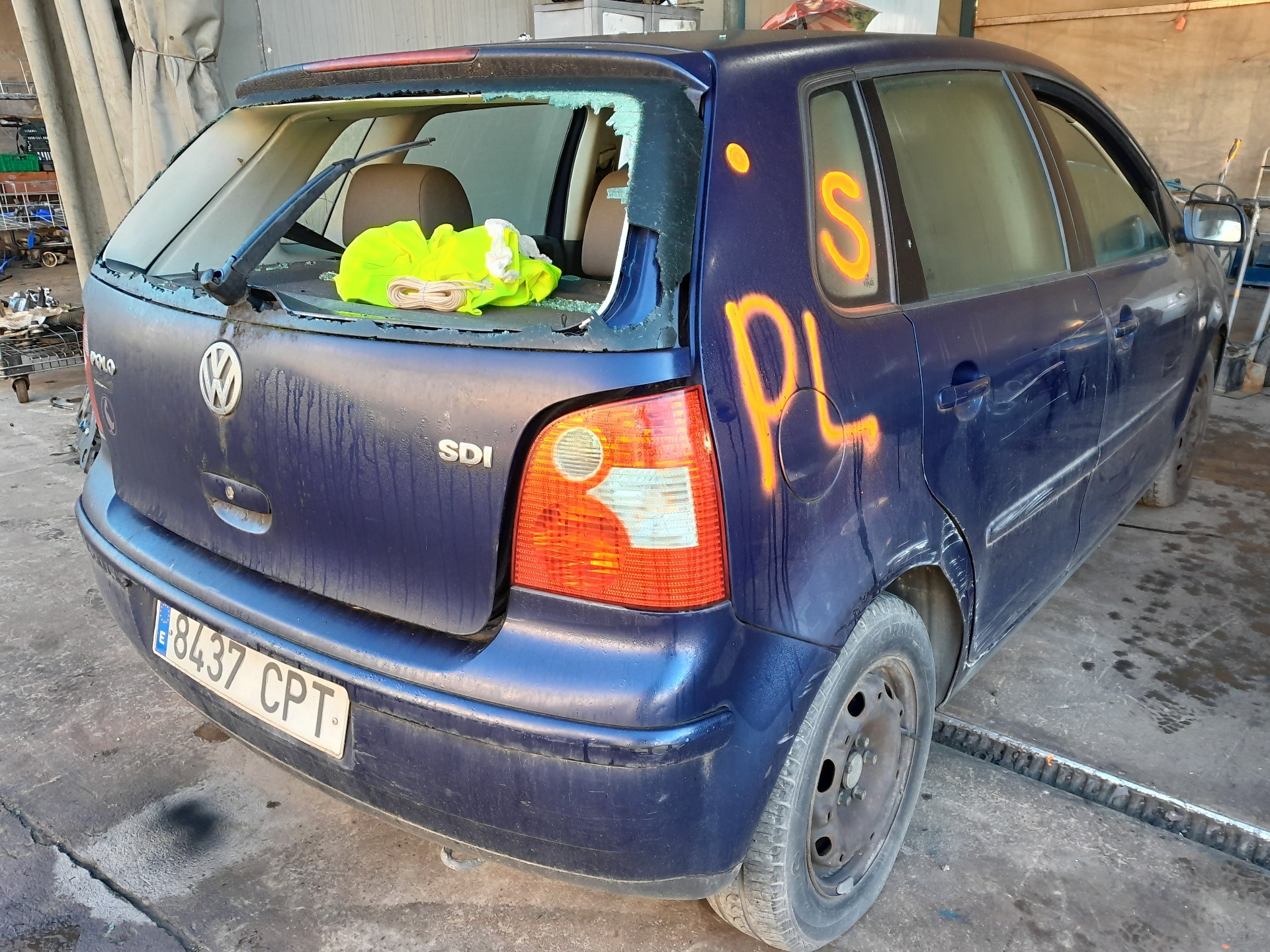 VOLKSWAGEN Polo 4 generation (2001-2009) Takaluukun takaluukun lukko 6Q6827505B 22481532